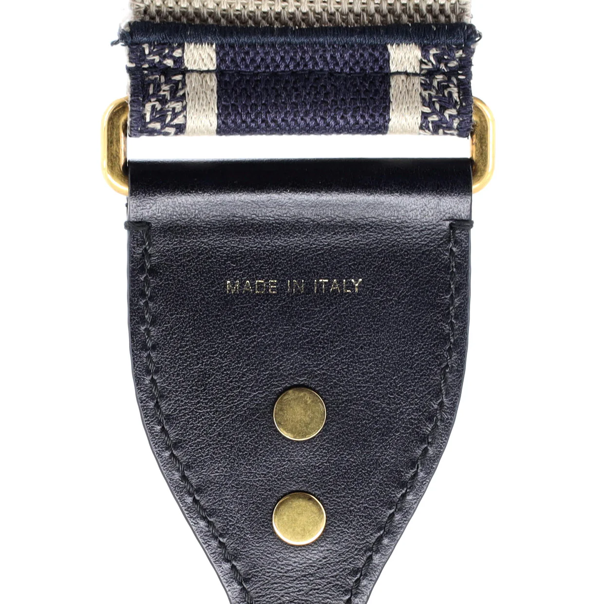 Logo Shoulder Strap Embroidered Canvas - Deep Luxury