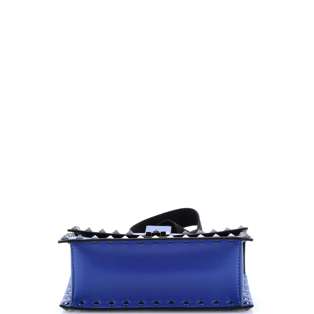 Rockstud Flap Crossbody Bag Leather Mini - Deep Luxury