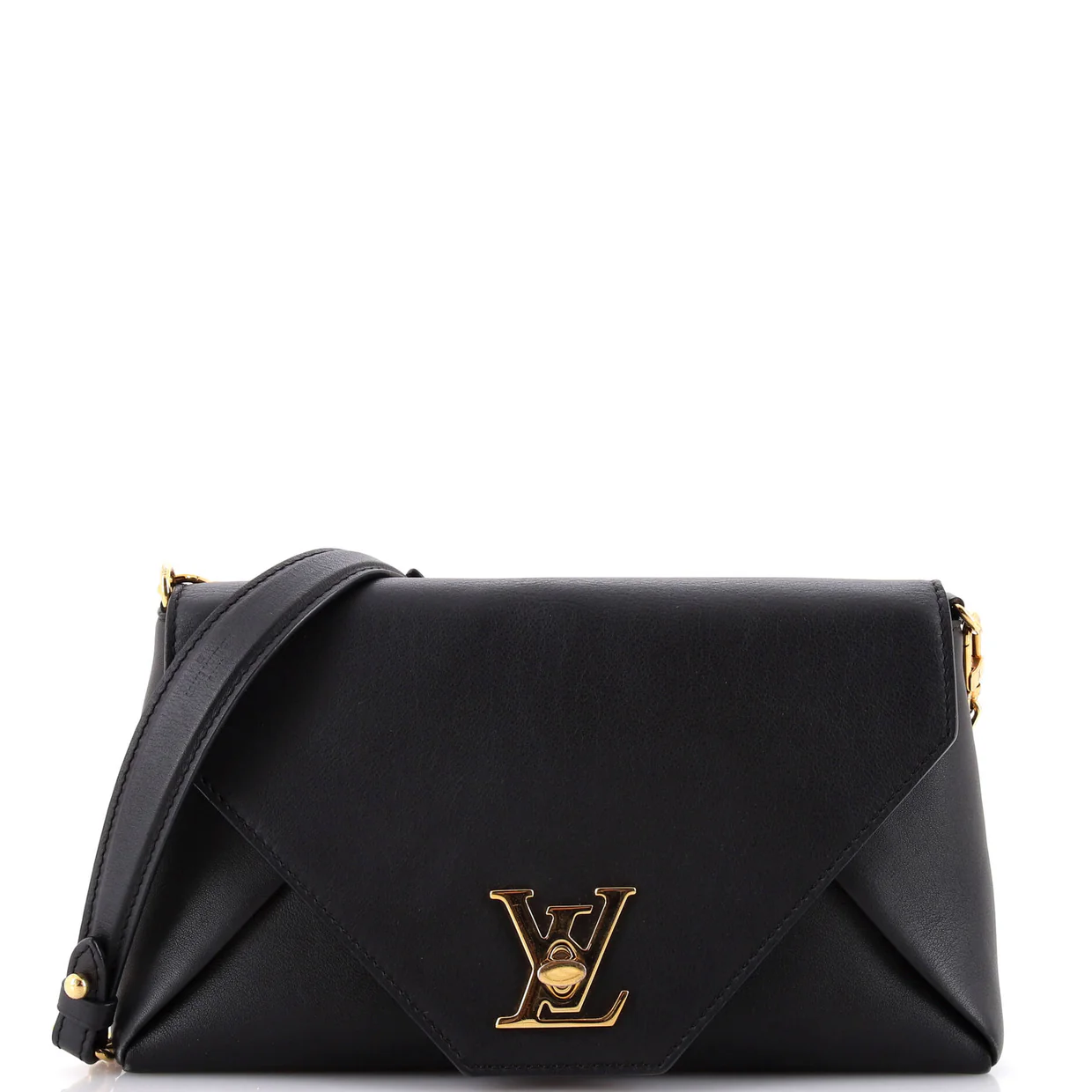 Love Note Chain Clutch Leather - Deep Luxury