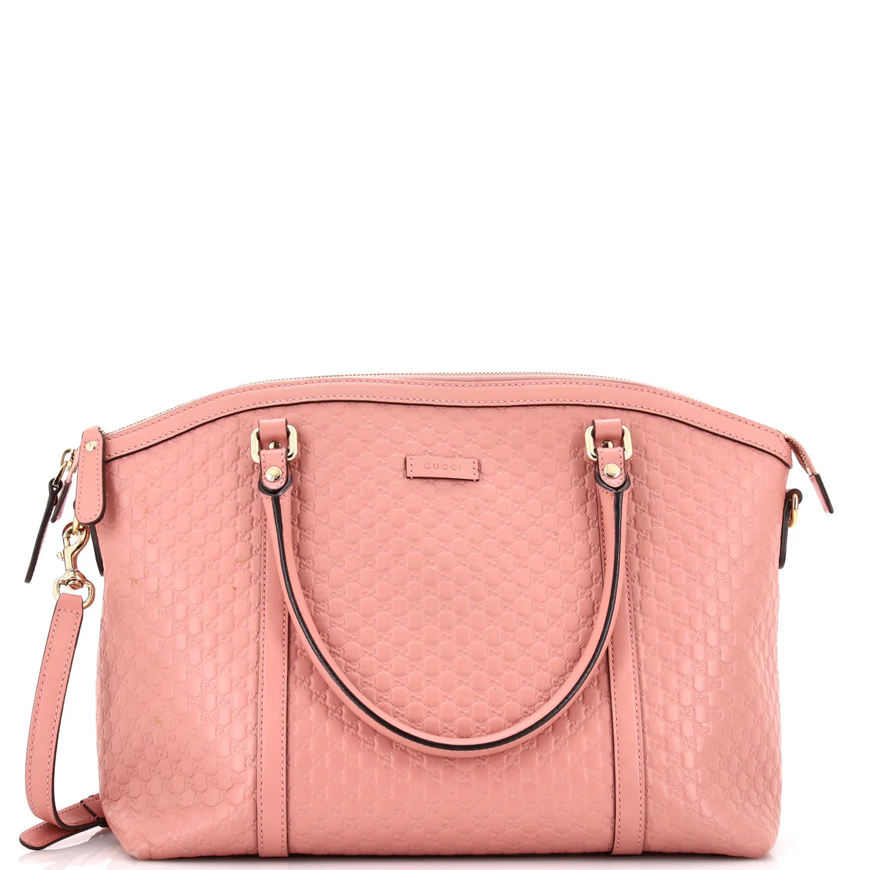 Britt Convertible Dome Satchel Microguccissima Leather Medium - Deep Luxury