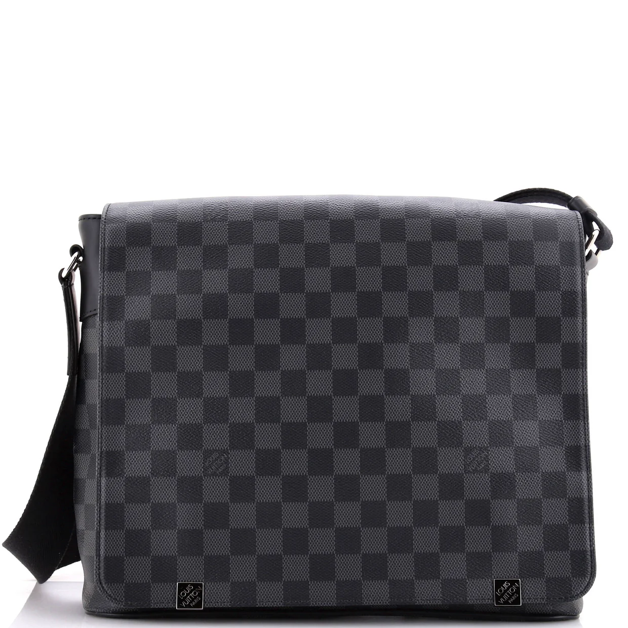 District NM Messenger Bag Damier Graphite GM - Deep Luxury