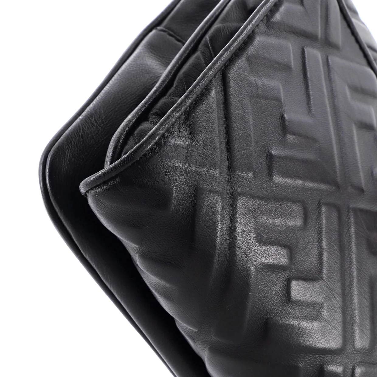 Upside Down Bag Zucca Embossed Leather - Deep Luxury
