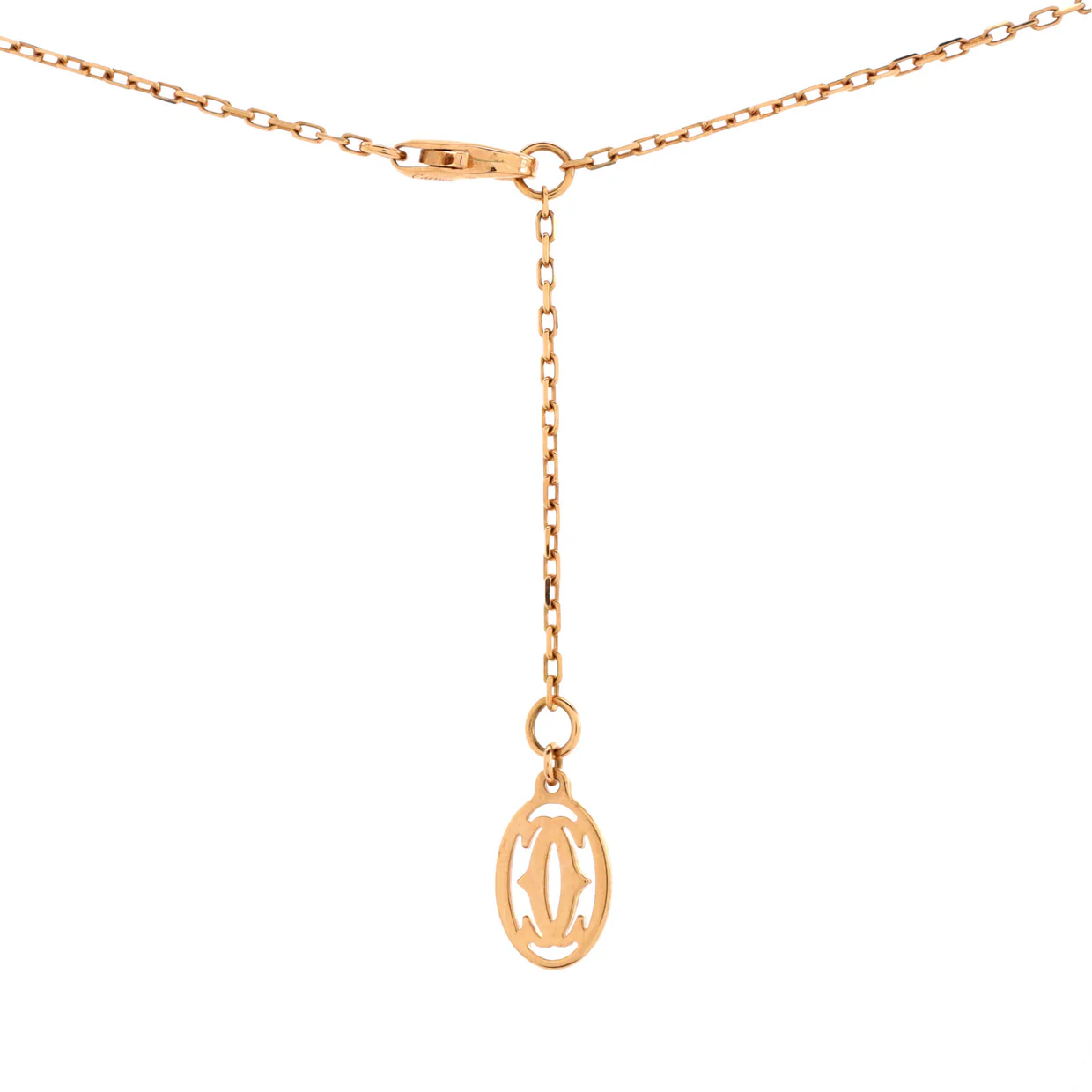 Cartier D'Amour 1 Pink Sapphire Necklace 18K Rose Gold - Deep Luxury