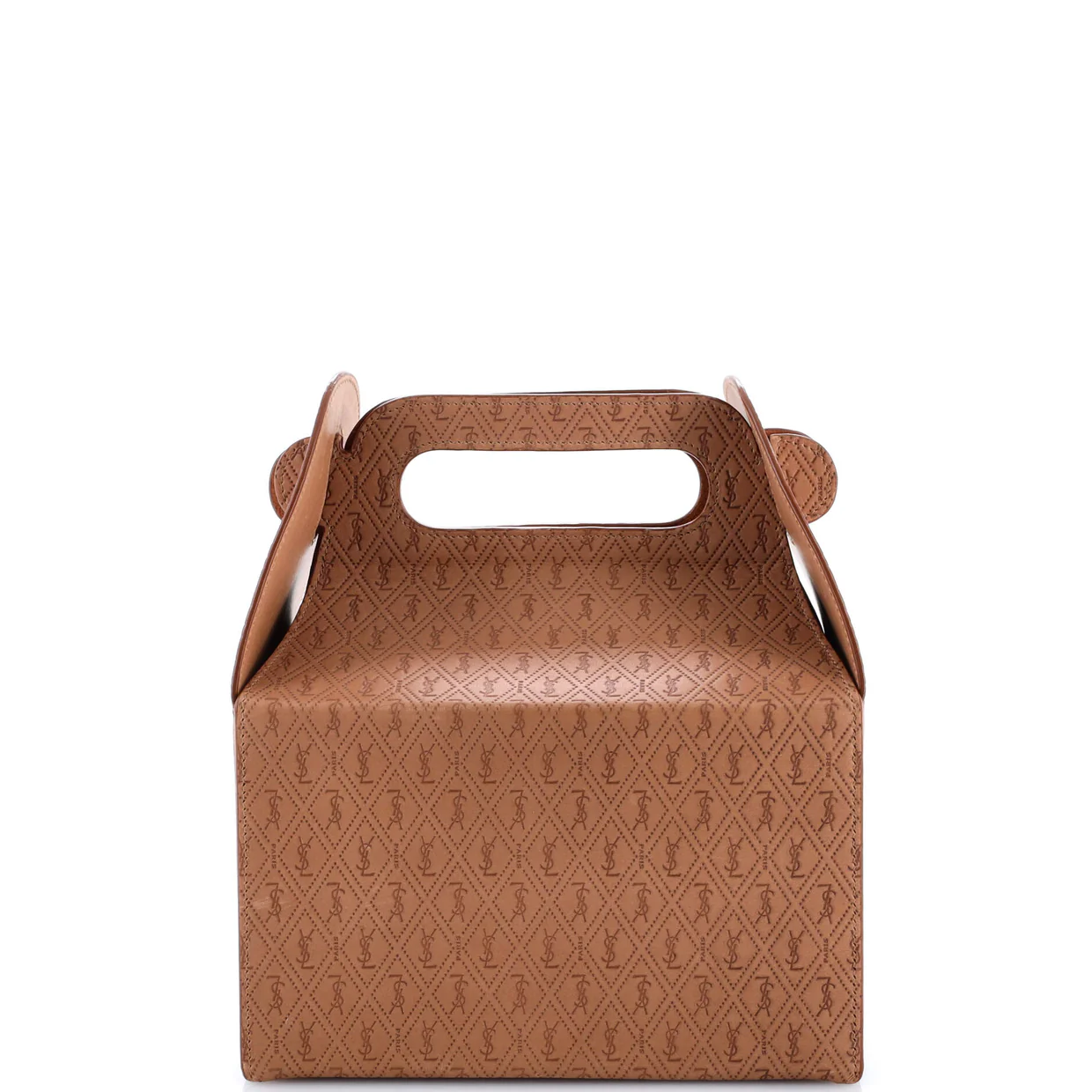 Take-Away Box Bag Monogram All Over Leather - Deep Luxury