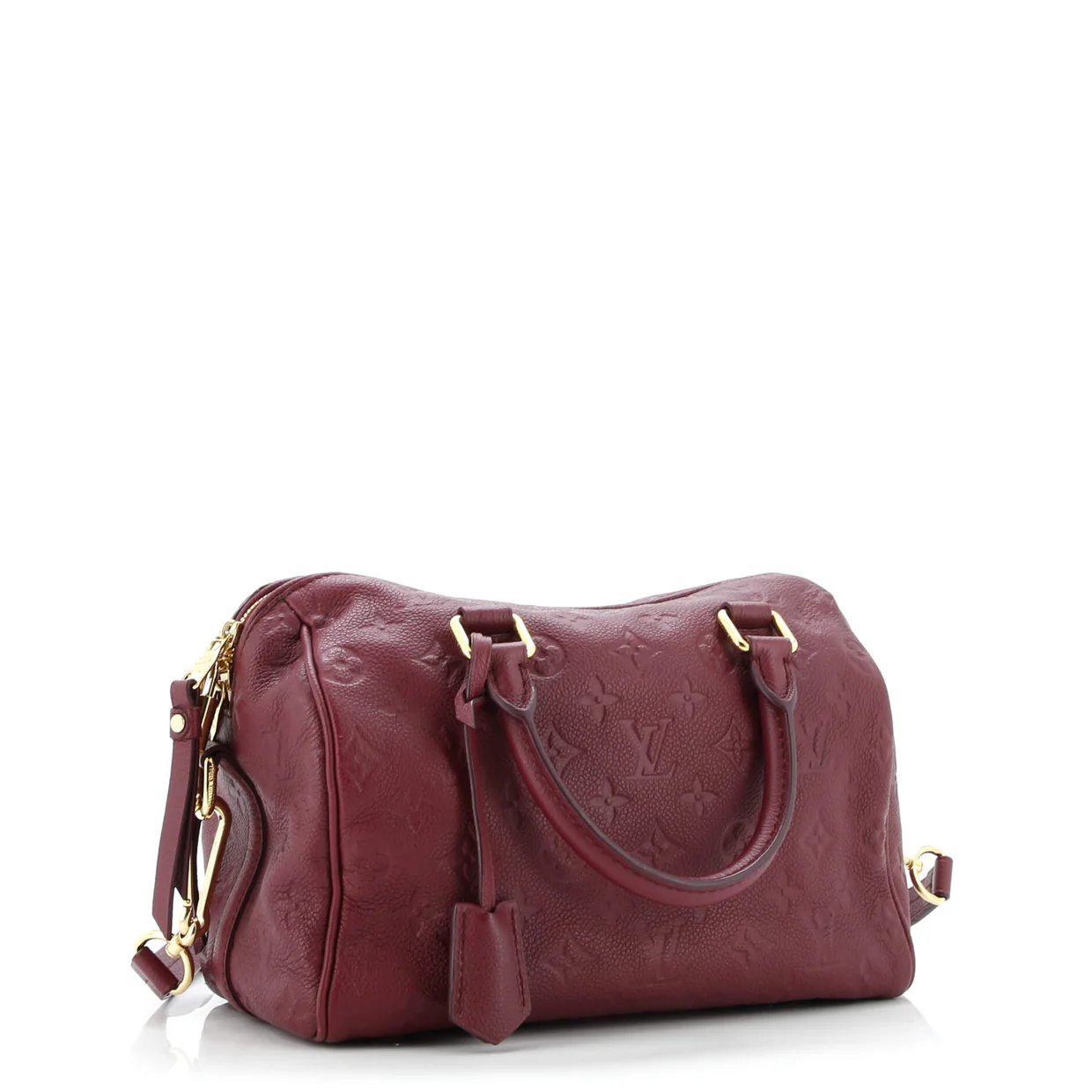 Speedy Bandouliere Bag Monogram Empreinte Leather 25 - Deep Luxury