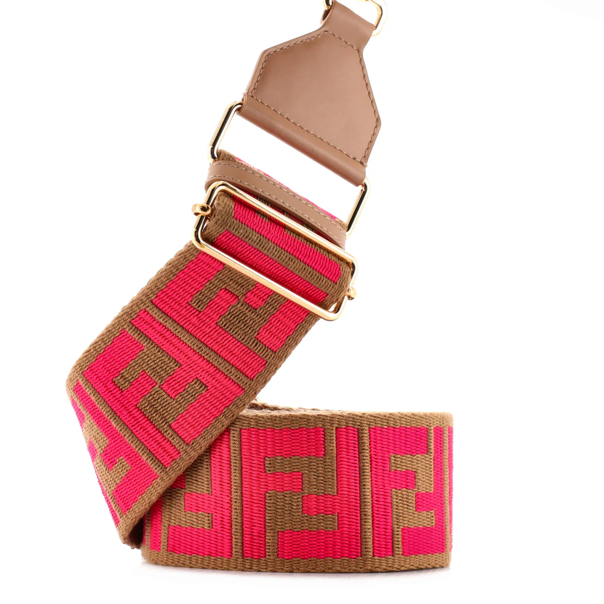 Strap You Shoulder Strap Zucca Canvas with Leather - Deep Luxury