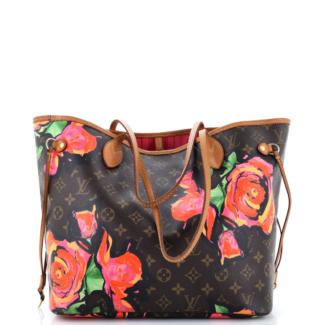 Neverfull Tote Limited Edition Monogram Roses MM - Deep Luxury