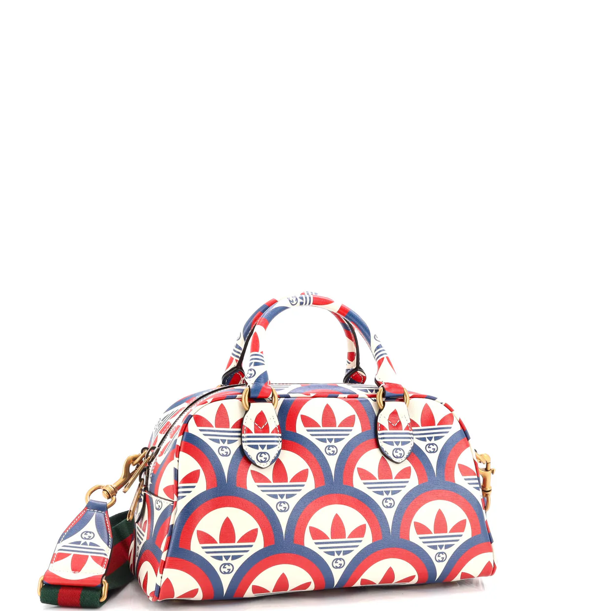 x adidas Duffle Bag Printed Leather Mini - Deep Luxury