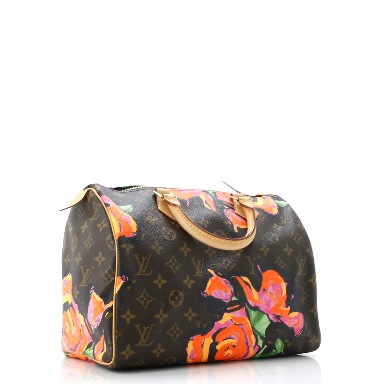 Speedy Handbag Limited Edition Monogram Roses 30 - Deep Luxury