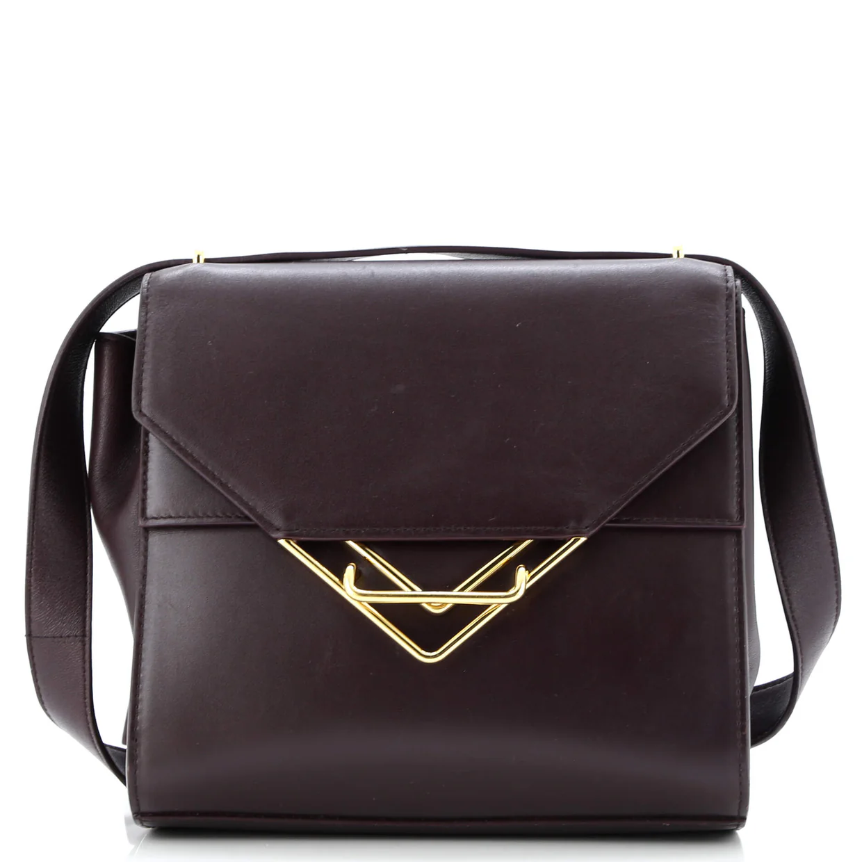 Clip Flap Bag Leather - Deep Luxury