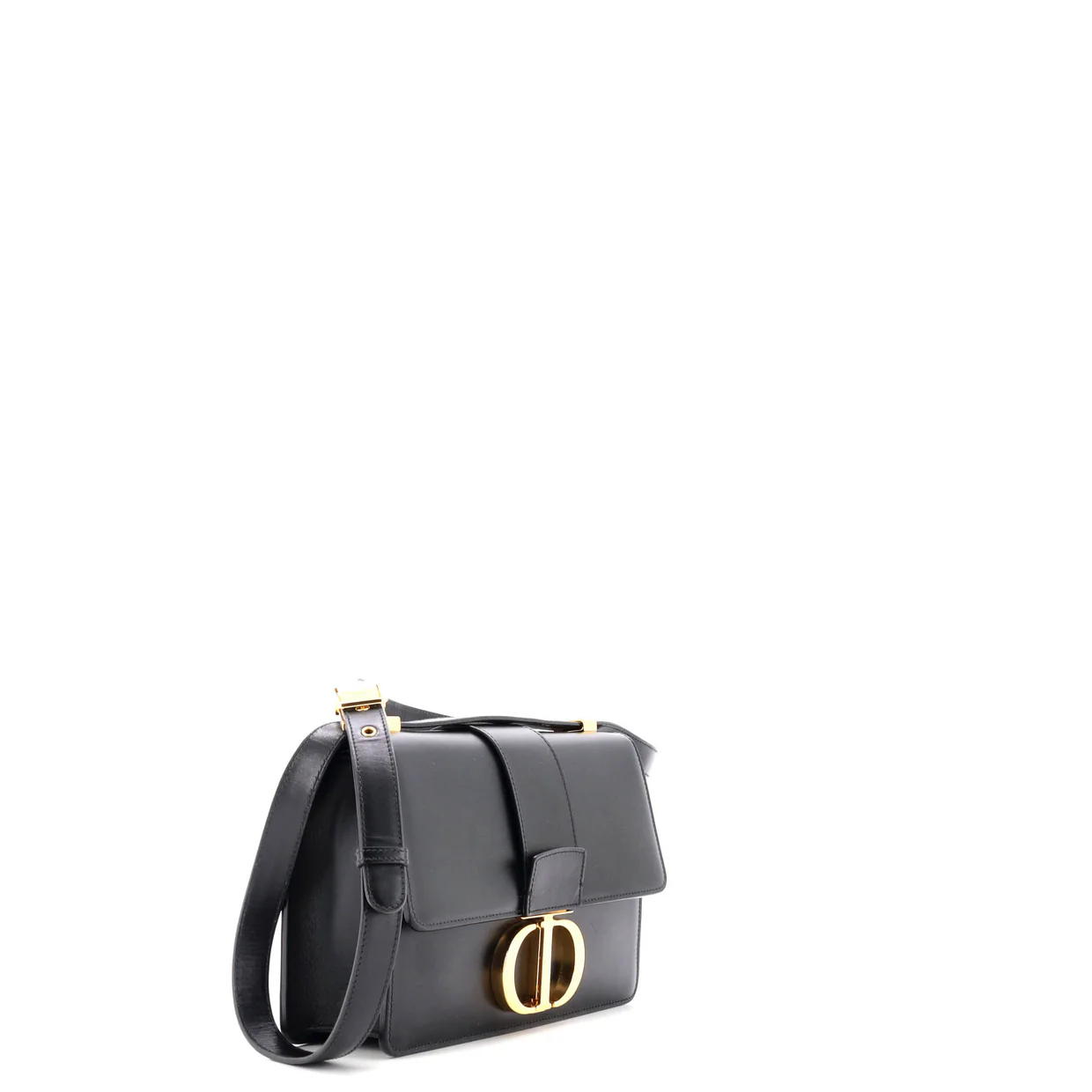 30 Montaigne Flap Bag Leather - Deep Luxury
