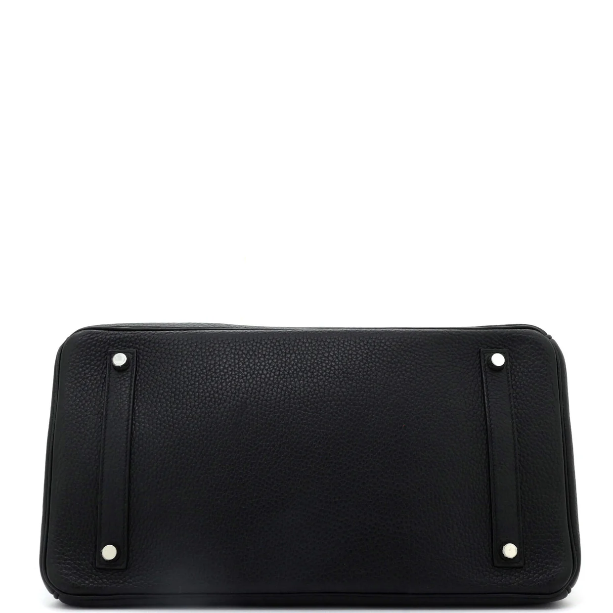 Birkin Handbag Noir Clemence with Palladium Hardware 35 - Deep Luxury