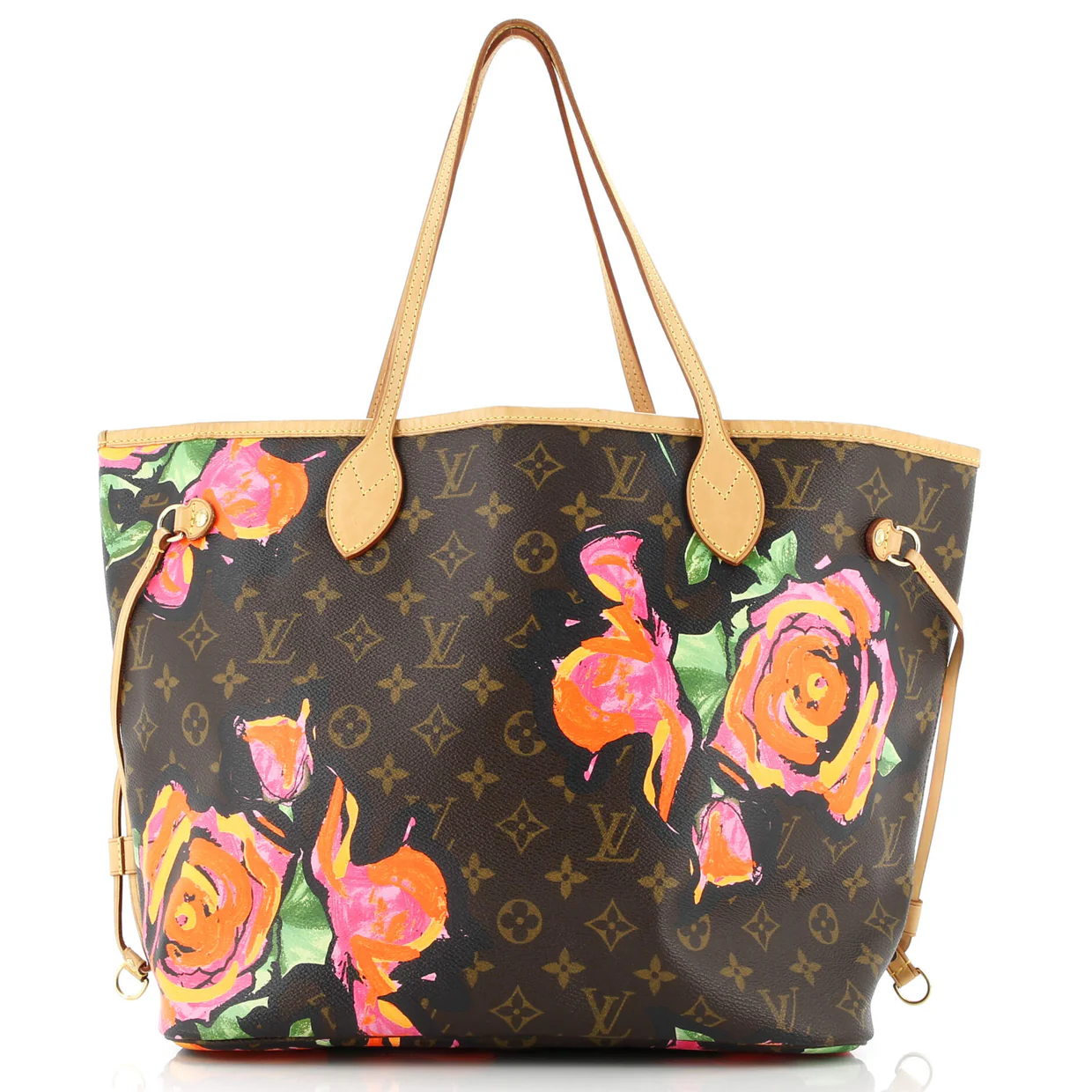 Neverfull Tote Limited Edition Monogram Roses MM - Deep Luxury