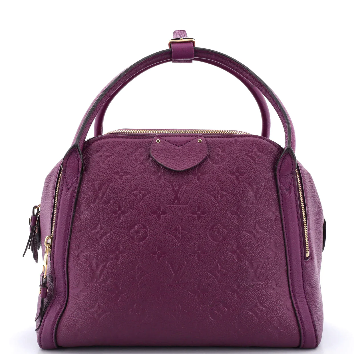 Marais Handbag Monogram Empreinte Leather MM - Deep Luxury