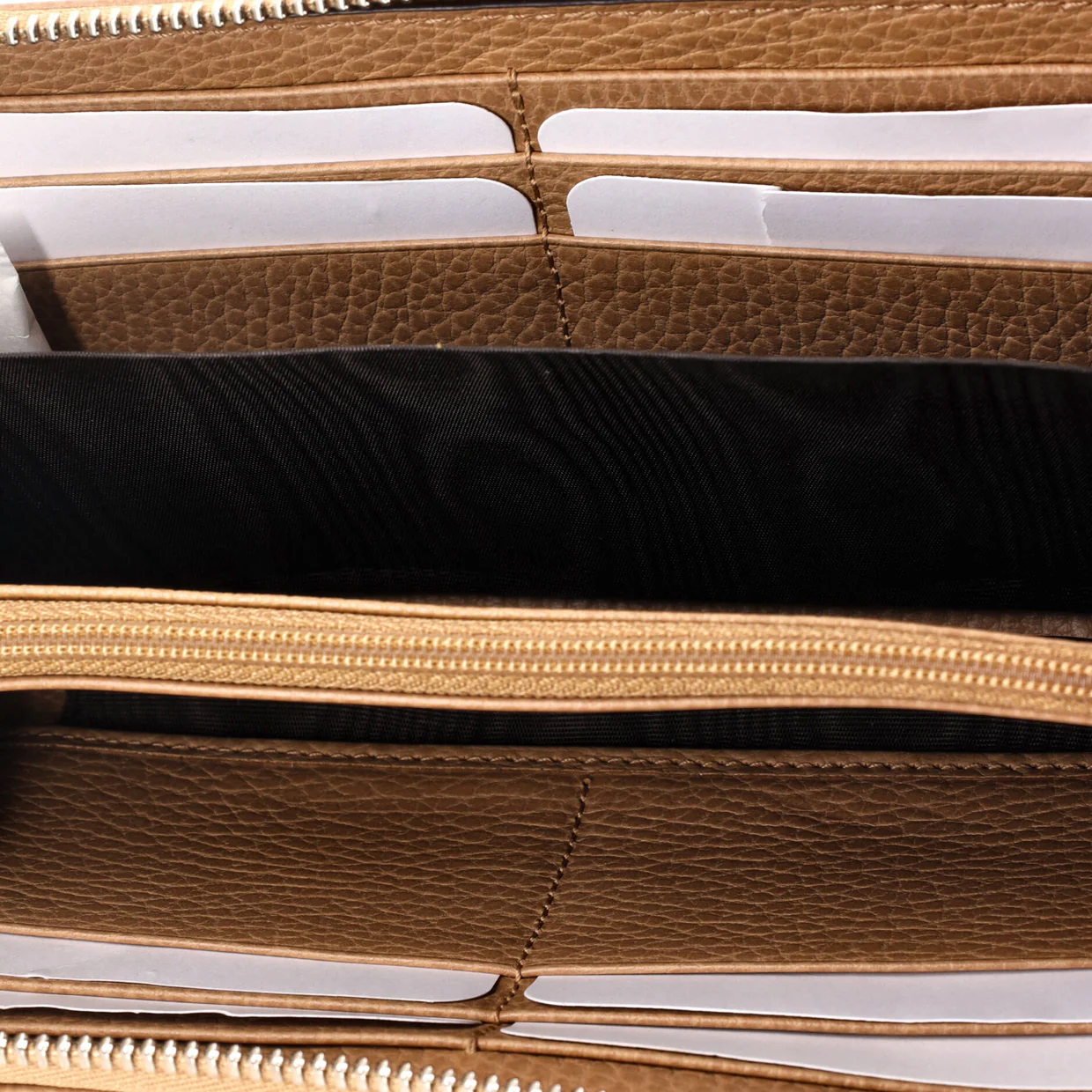 GG Marmont Zip Around Wallet Leather - Deep Luxury