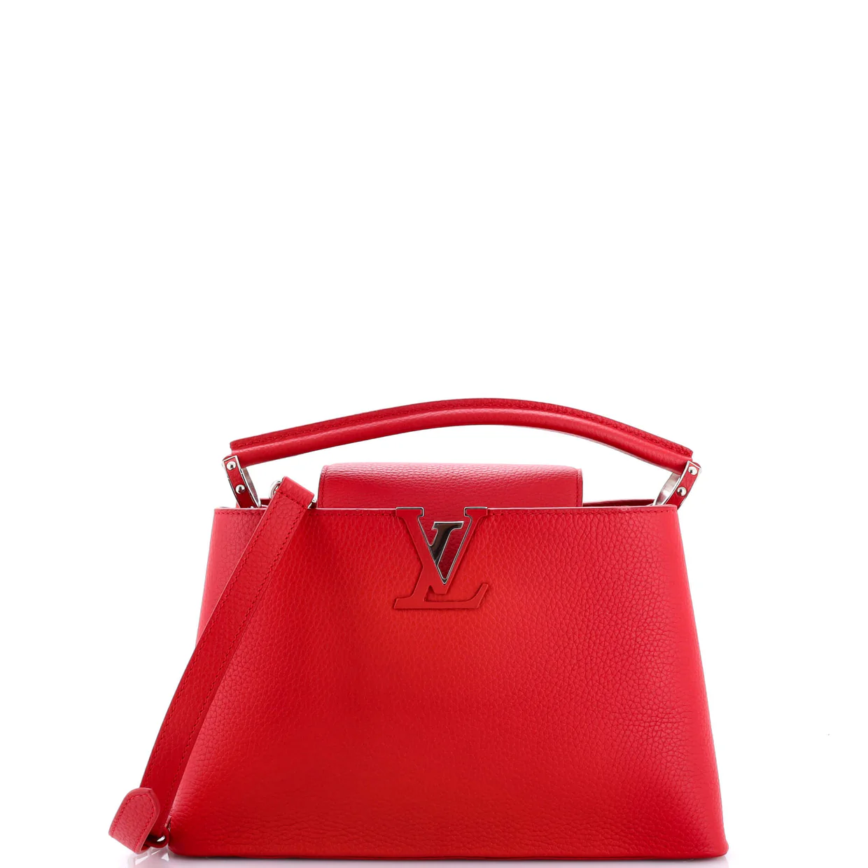 Capucines Bag Leather PM - Deep Luxury