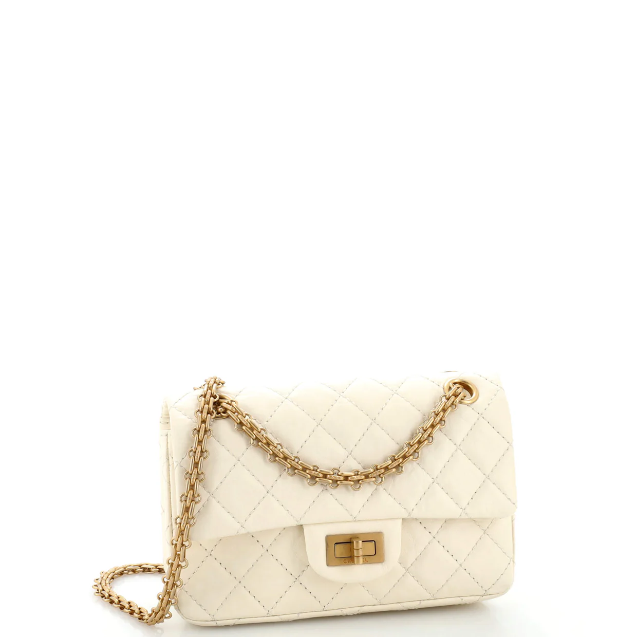 Reissue 2.55 Flap Bag Quilted Aged Calfskin Mini - Deep Luxury