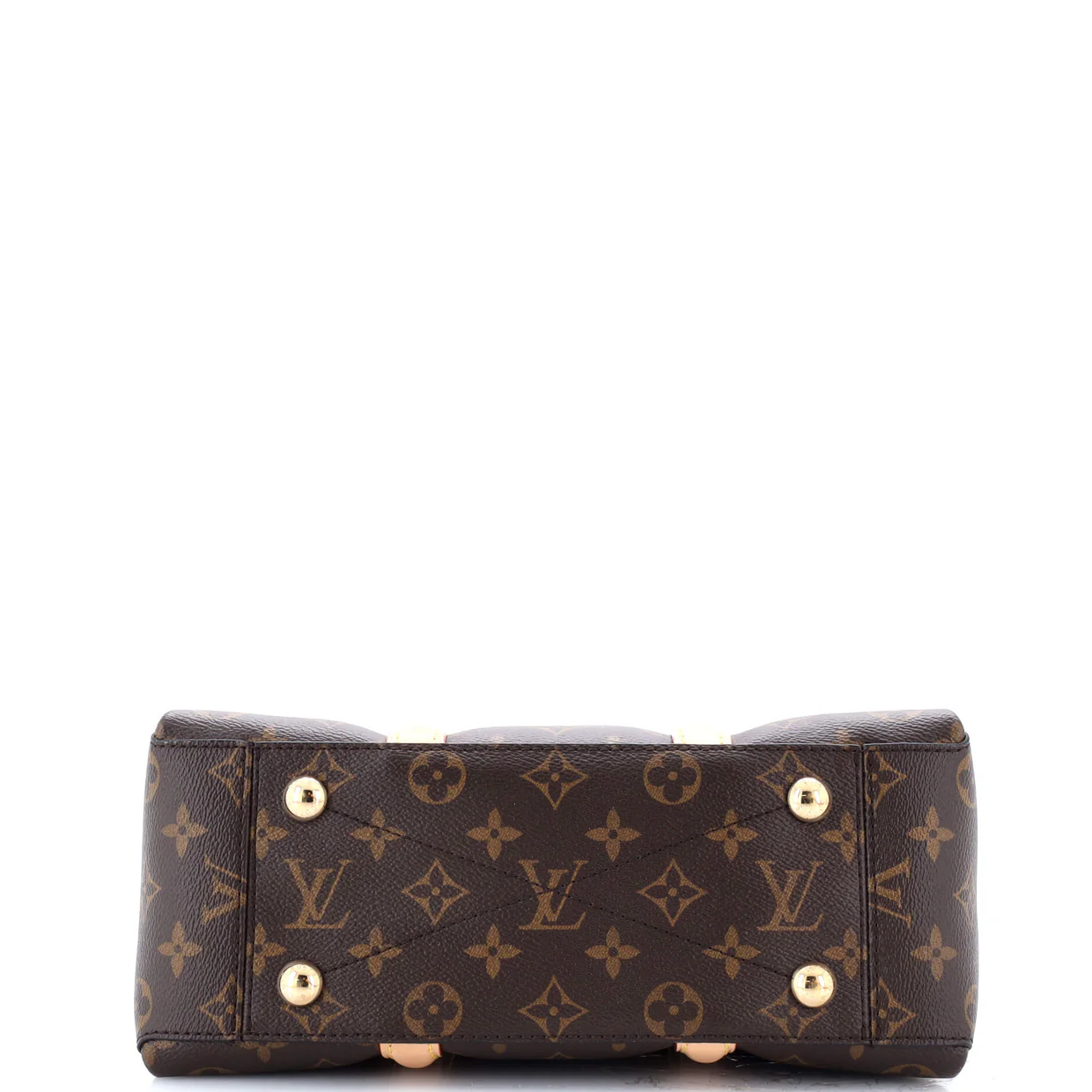 Soufflot Tote Monogram Canvas with Leather BB - Deep Luxury