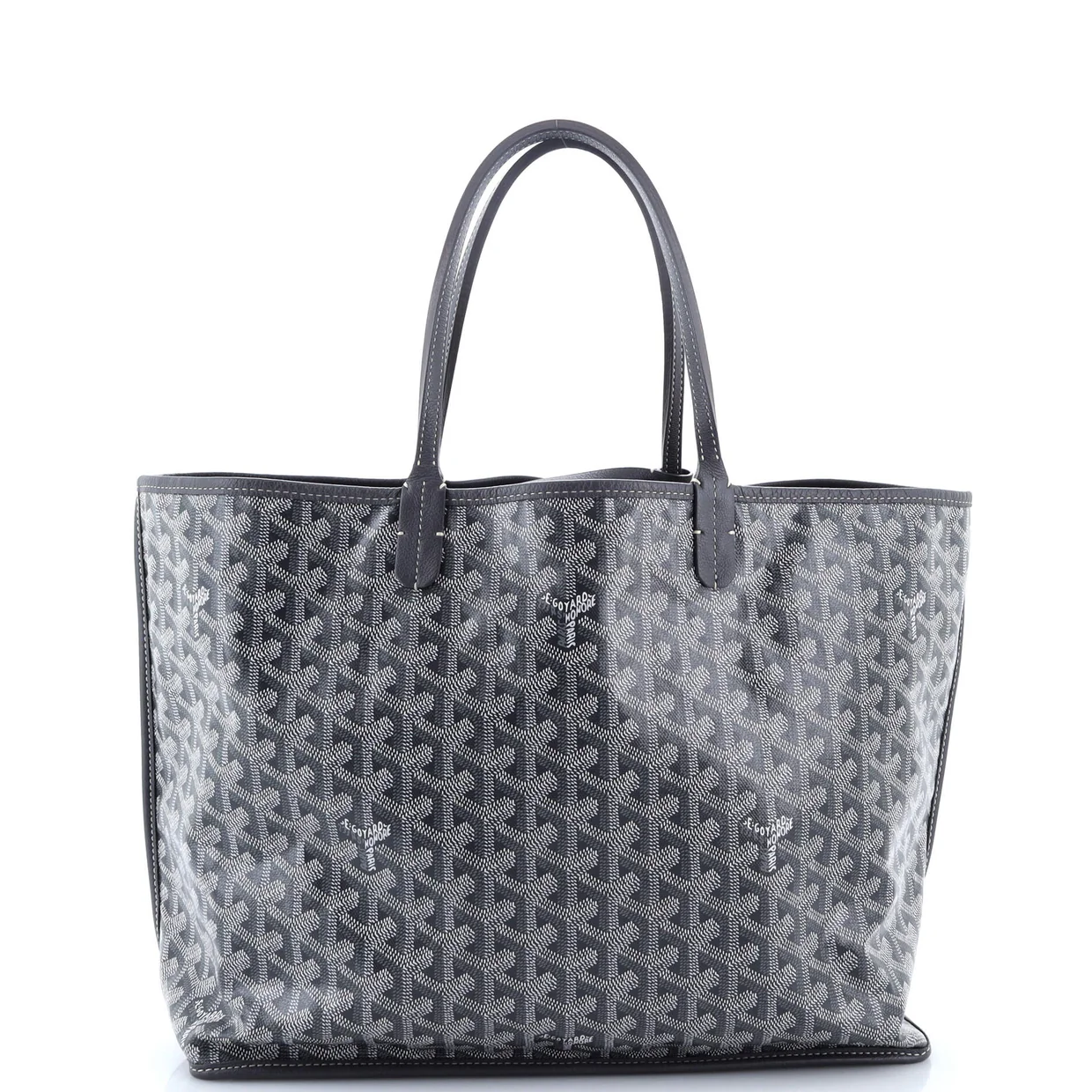 Anjou Reversible Tote Coated Canvas PM - Deep Luxury