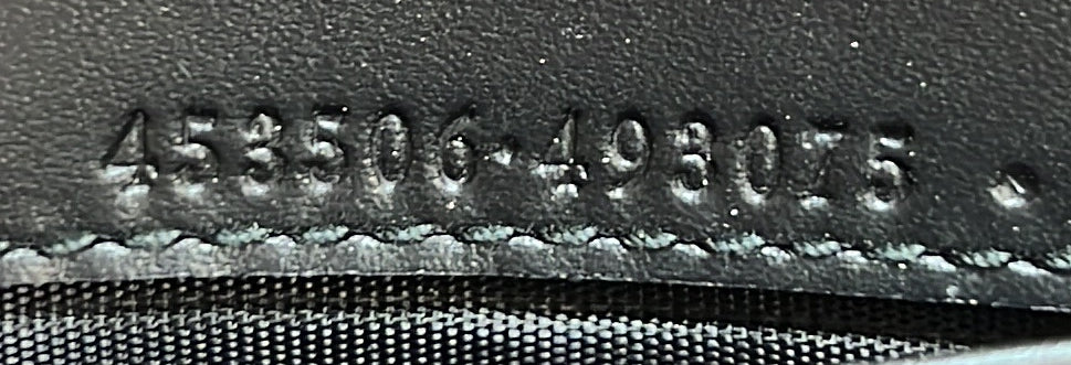 Padlock Continental Chain Wallet Guccissima Leather Long - Deep Luxury