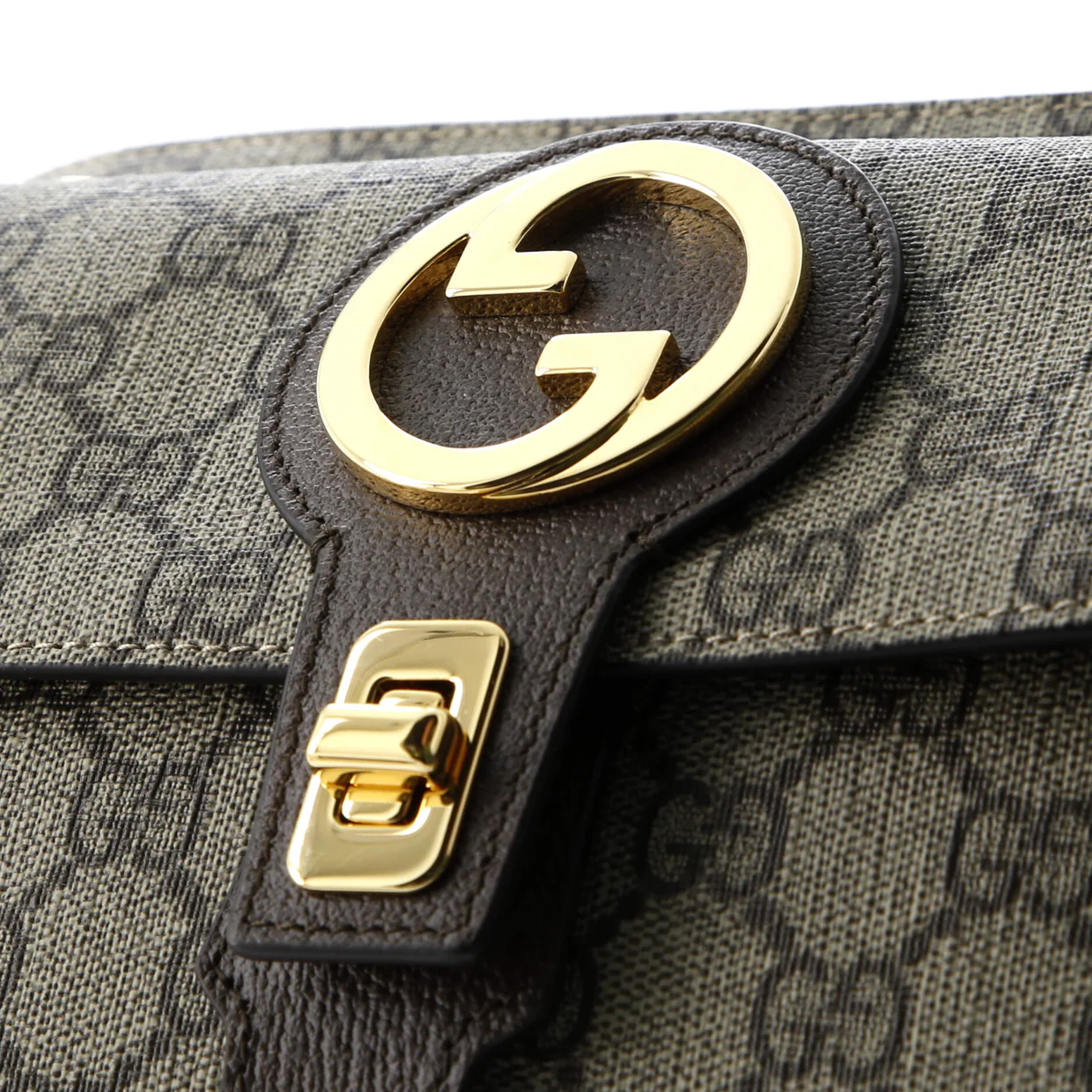 Blondie Flap Pocket Belt Bag GG Coated Canvas - Deep Luxury