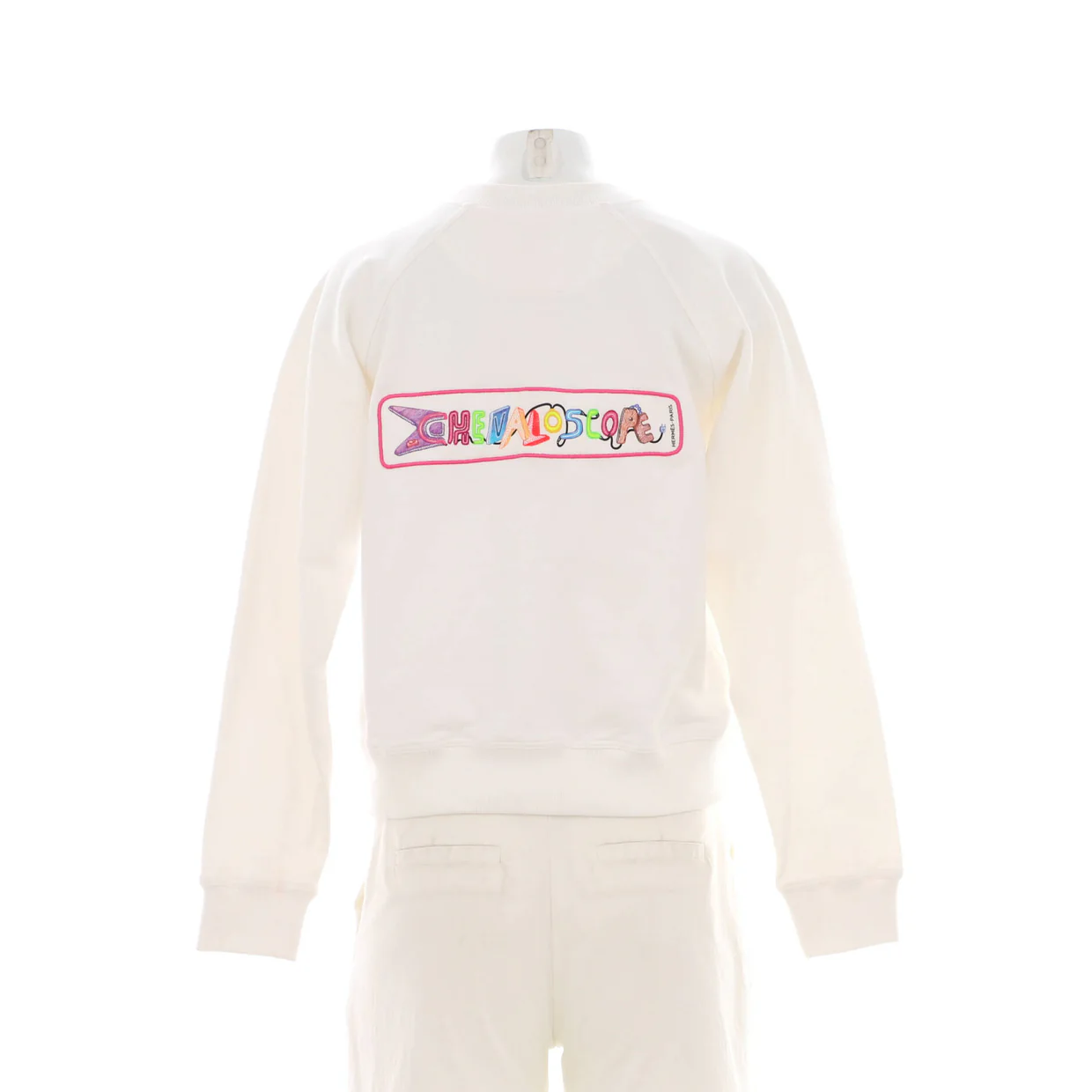 Women's Chevaloscope Crewneck Sweater Embroidered Cotton - Deep Luxury