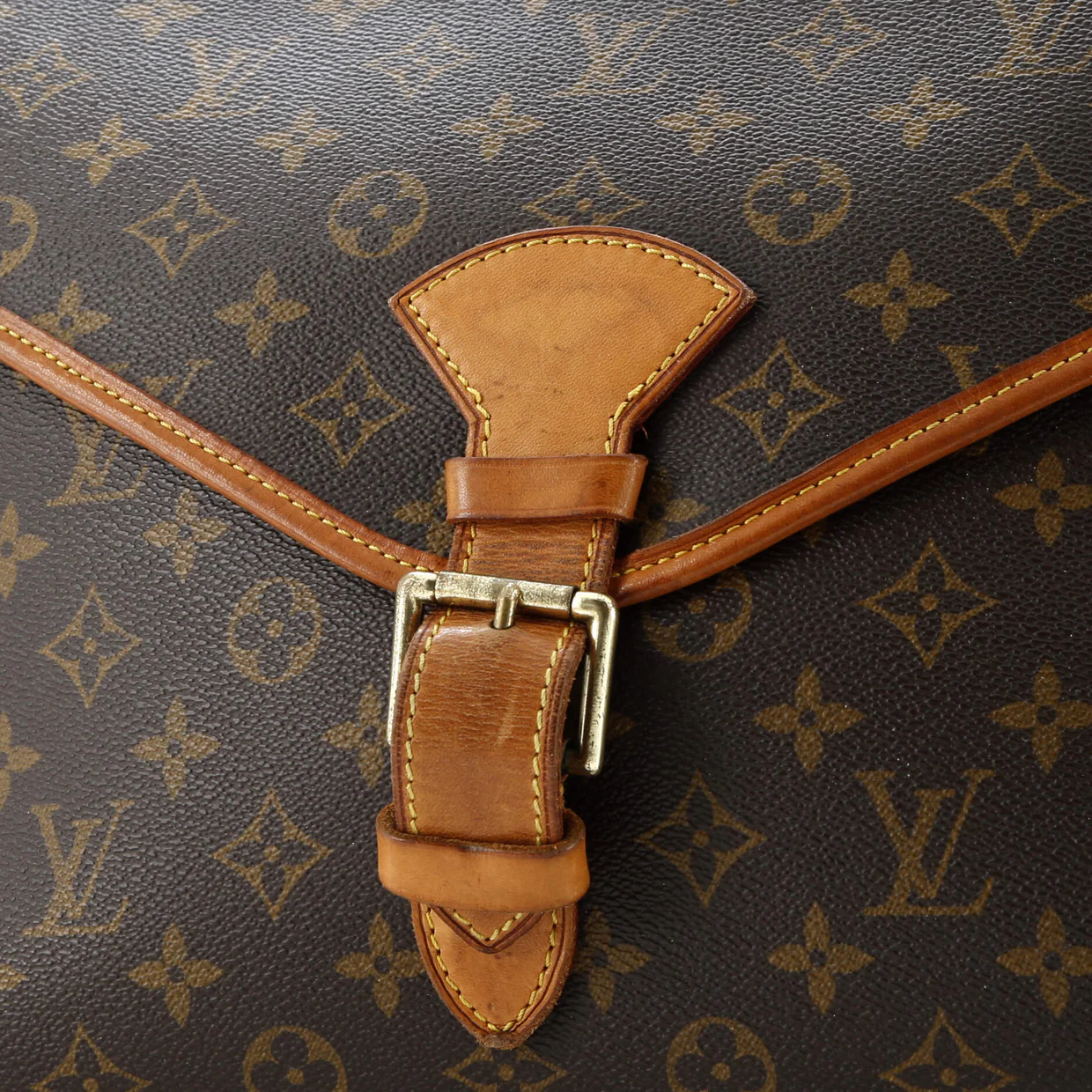 Beverly Briefcase Monogram Canvas MM - Deep Luxury