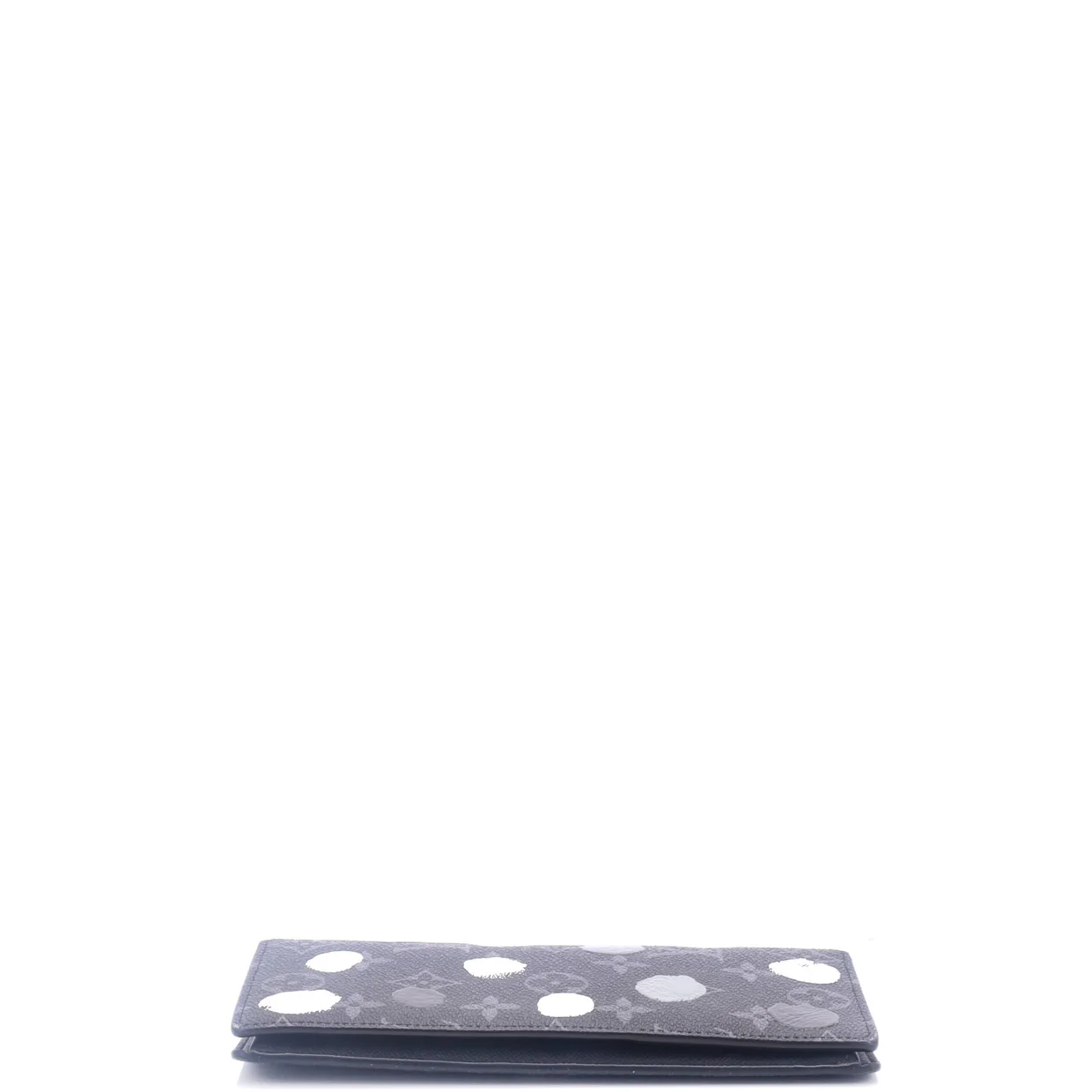 Brazza Wallet Yayoi Kusama Painted Dots Monogram Eclipse Canvas - Deep Luxury
