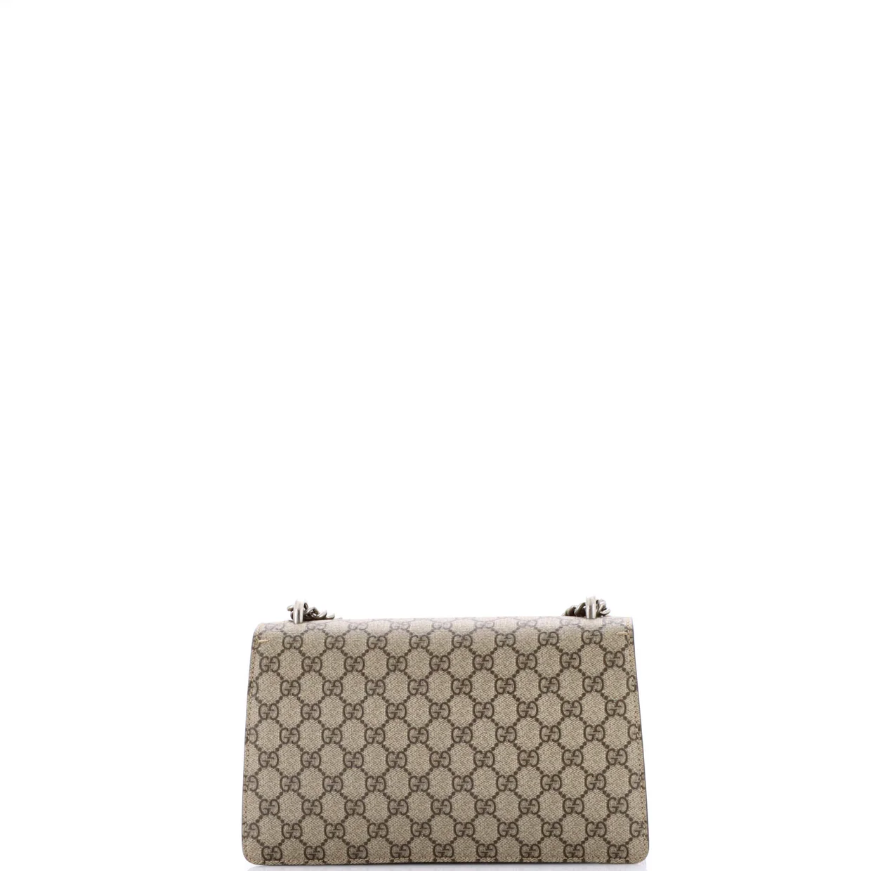 MLB Dionysus Bag Embroidered GG Coated Canvas with Python Small - Deep Luxury
