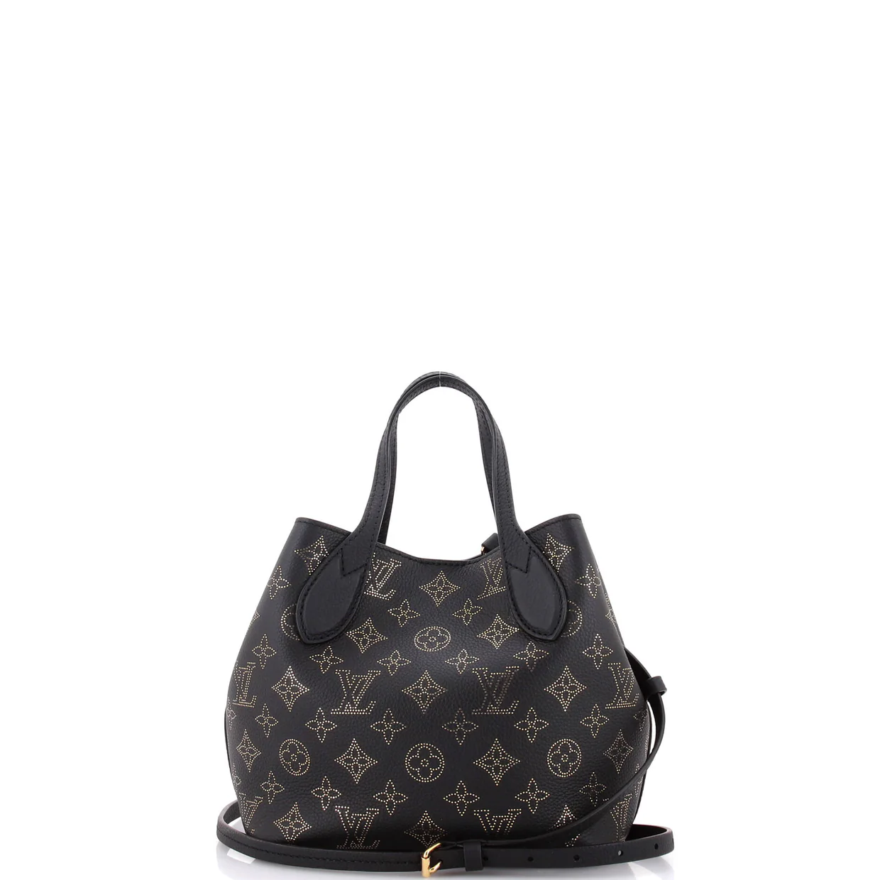 Blossom Tote Constellation Studded Mahina Leather PM - Deep Luxury