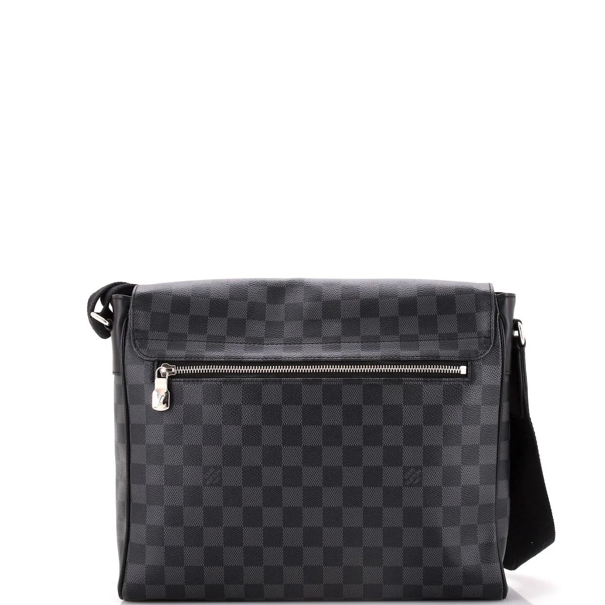 District NM Messenger Bag Damier Graphite MM - Deep Luxury