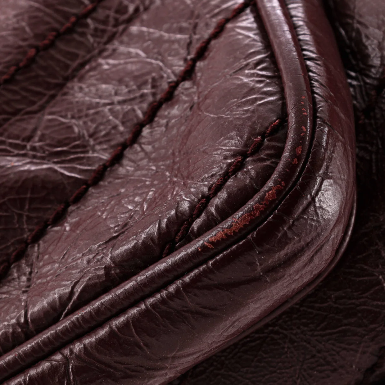 Niki Chain Flap Bag Matelasse Chevron Leather Medium - Deep Luxury