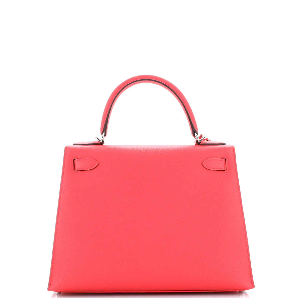 Kelly Handbag Framboise Epsom with Palladium Hardware 28 - Deep Luxury