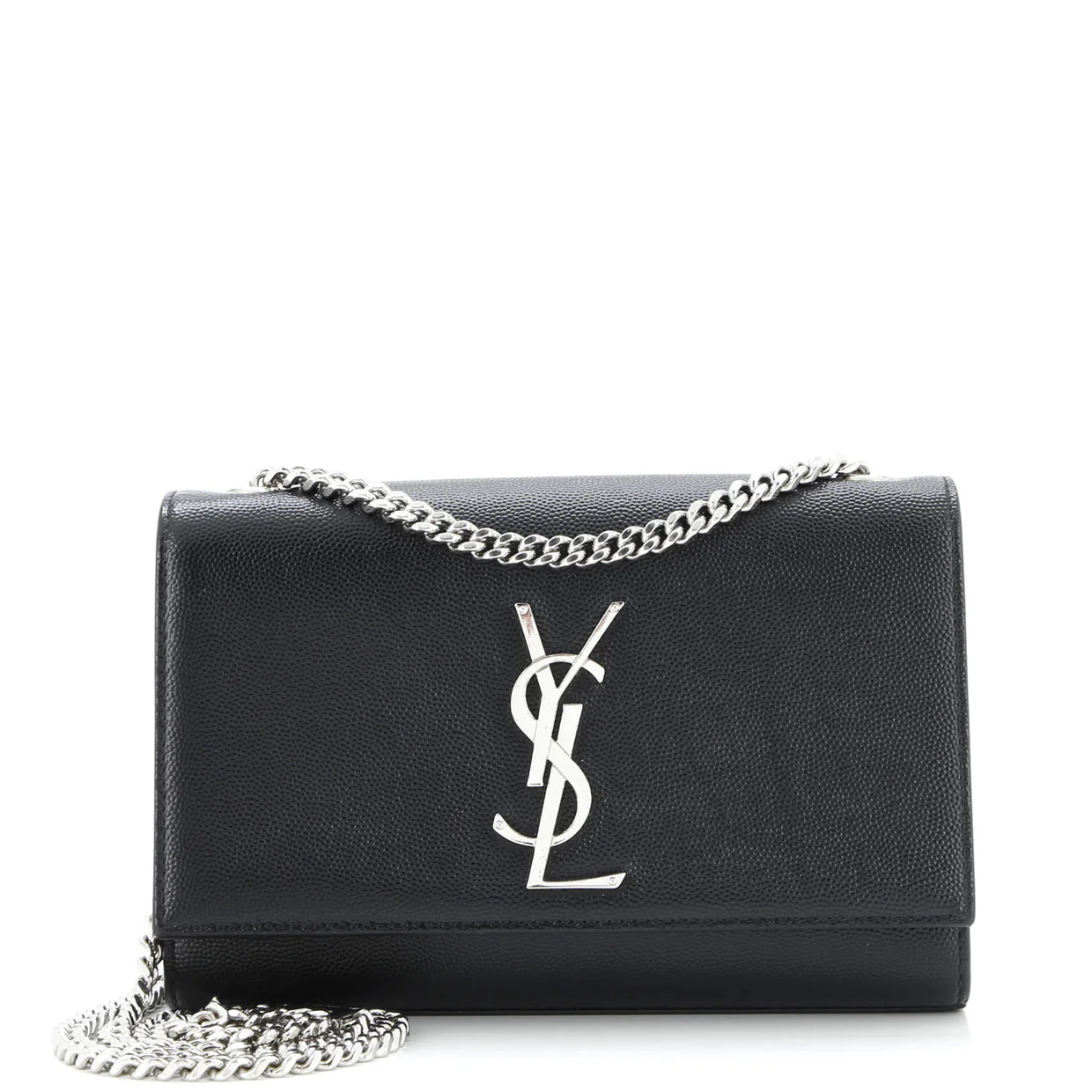 Classic Monogram Crossbody Bag Grainy Leather Small - Deep Luxury