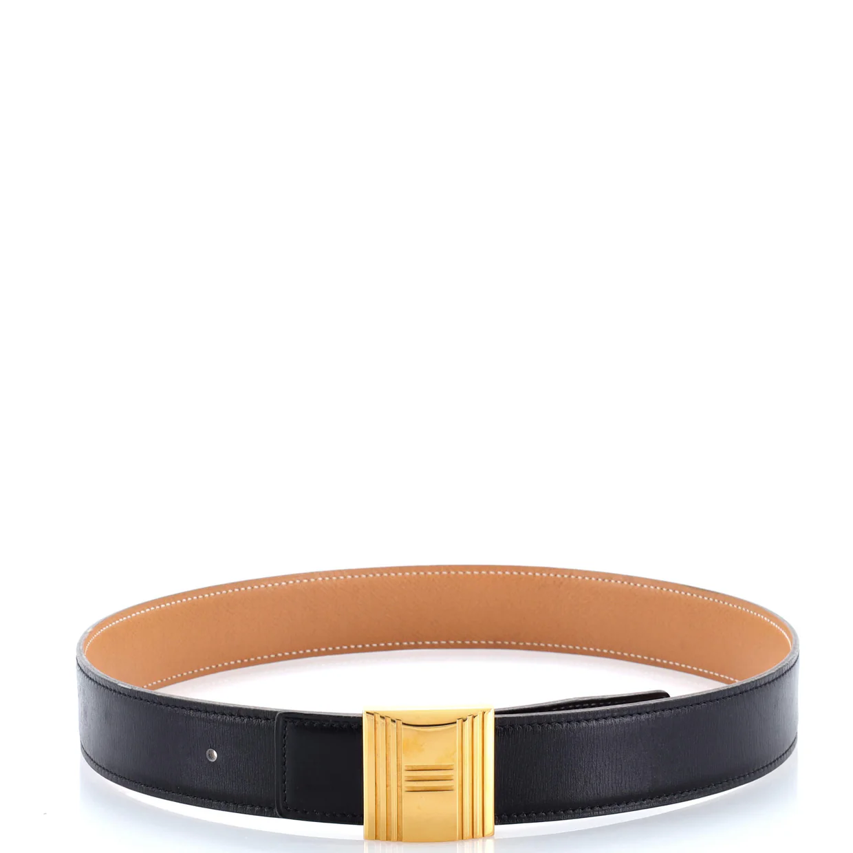 Cadena Reversible Belt Leather Medium - Deep Luxury