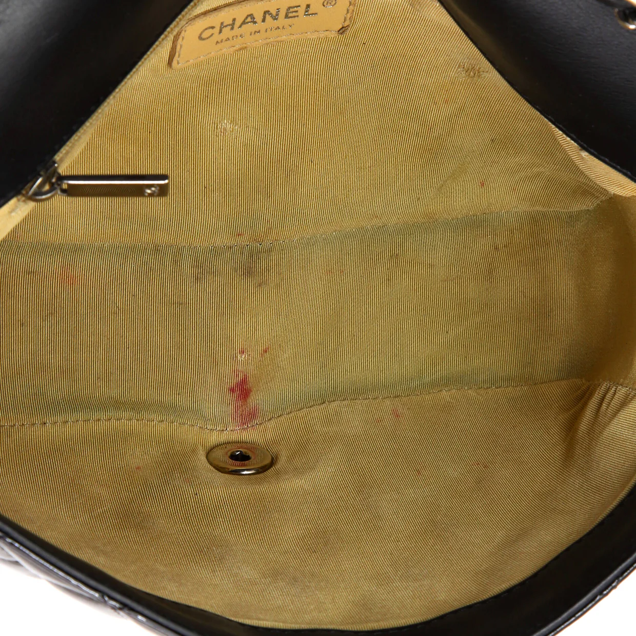 Coco Boy Flap Bag Quilted Patent Medium - Deep Luxury