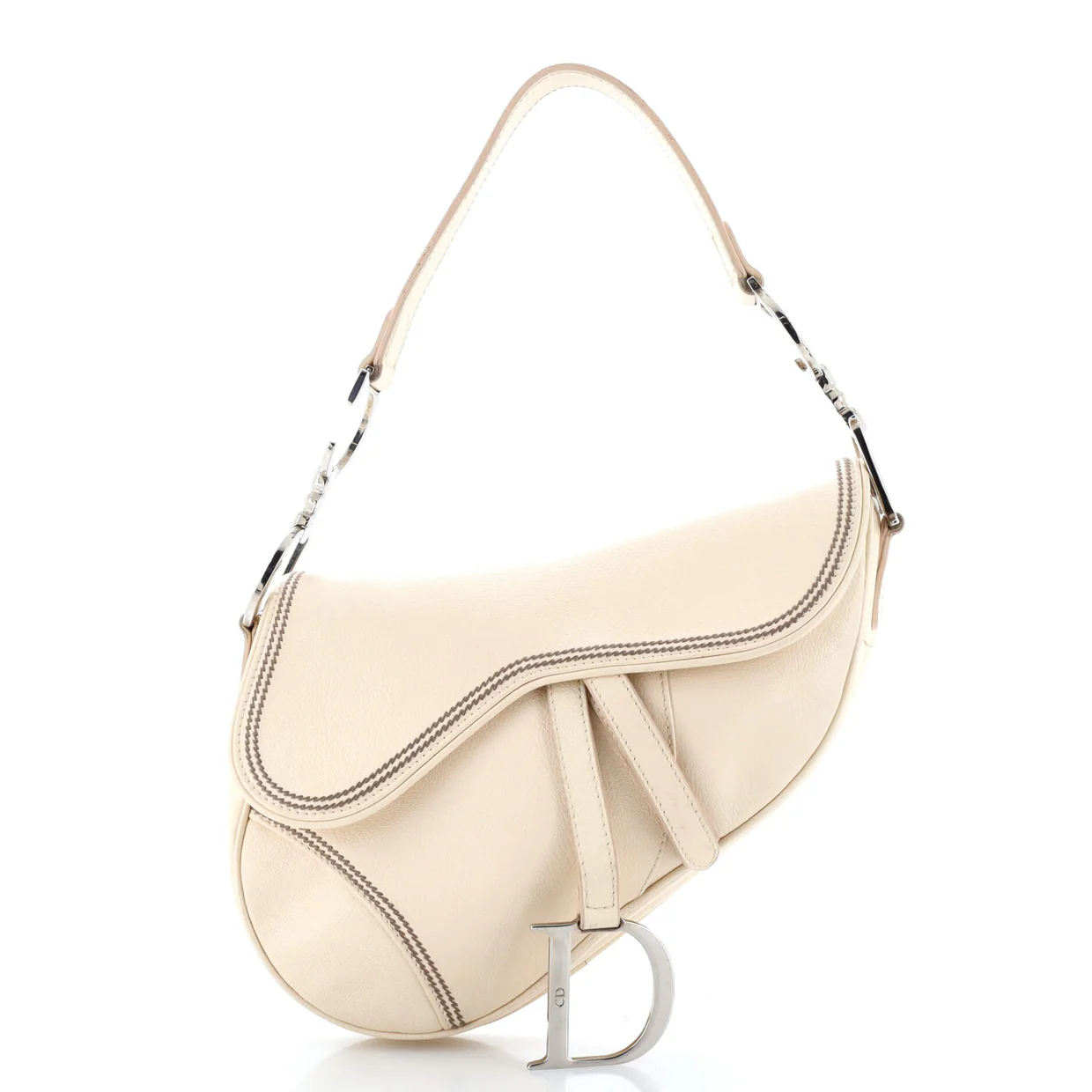 Saddle Handbag Leather Medium - Deep Luxury