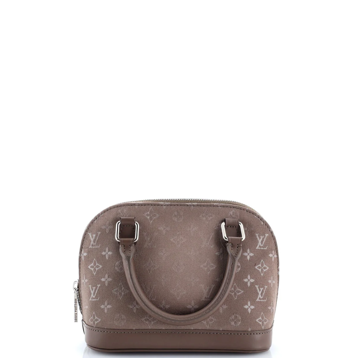 Alma Handbag Monogram Satin Mini - Deep Luxury