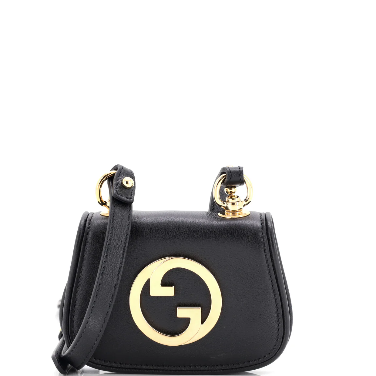 Blondie NM Card Case Wallet with Strap Leather - Deep Luxury