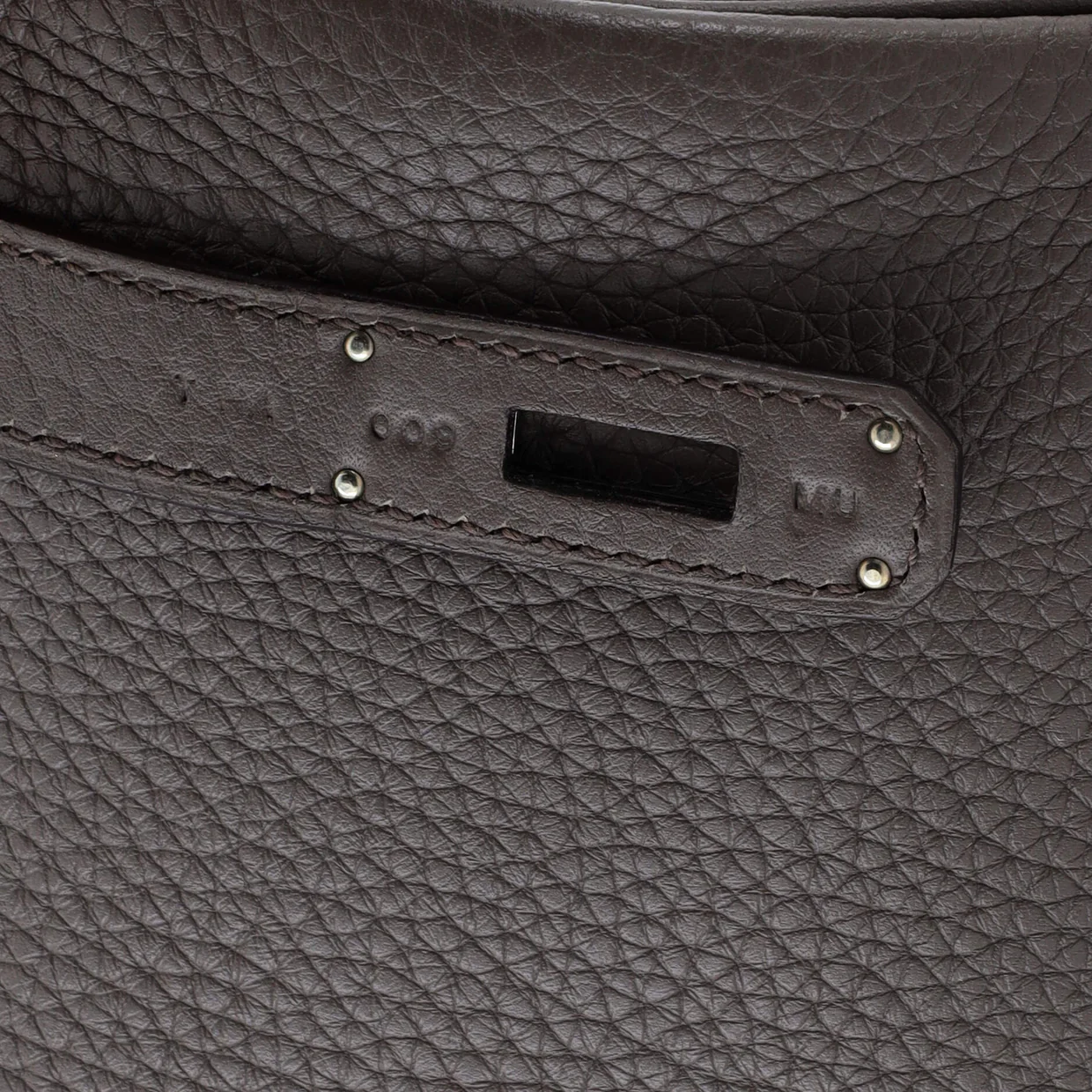 Birkin Handbag Grey Clemence with Palladium Hardware 30 - Deep Luxury