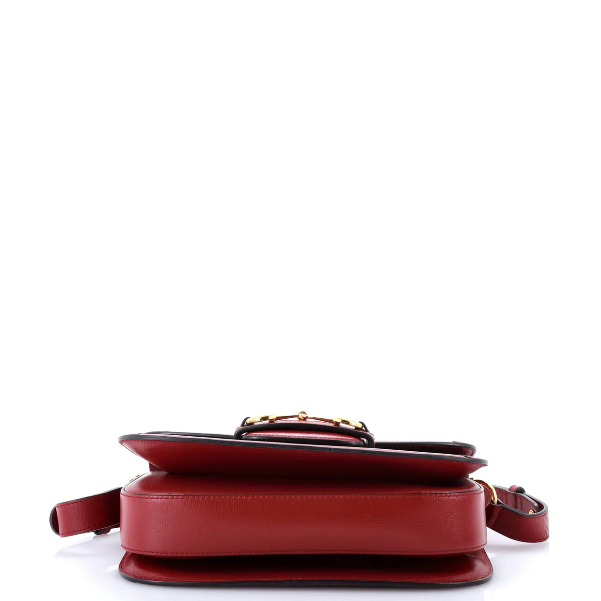 Horsebit 1955 Shoulder Bag GG Coated Canvas with Leather Small - Deep Luxury