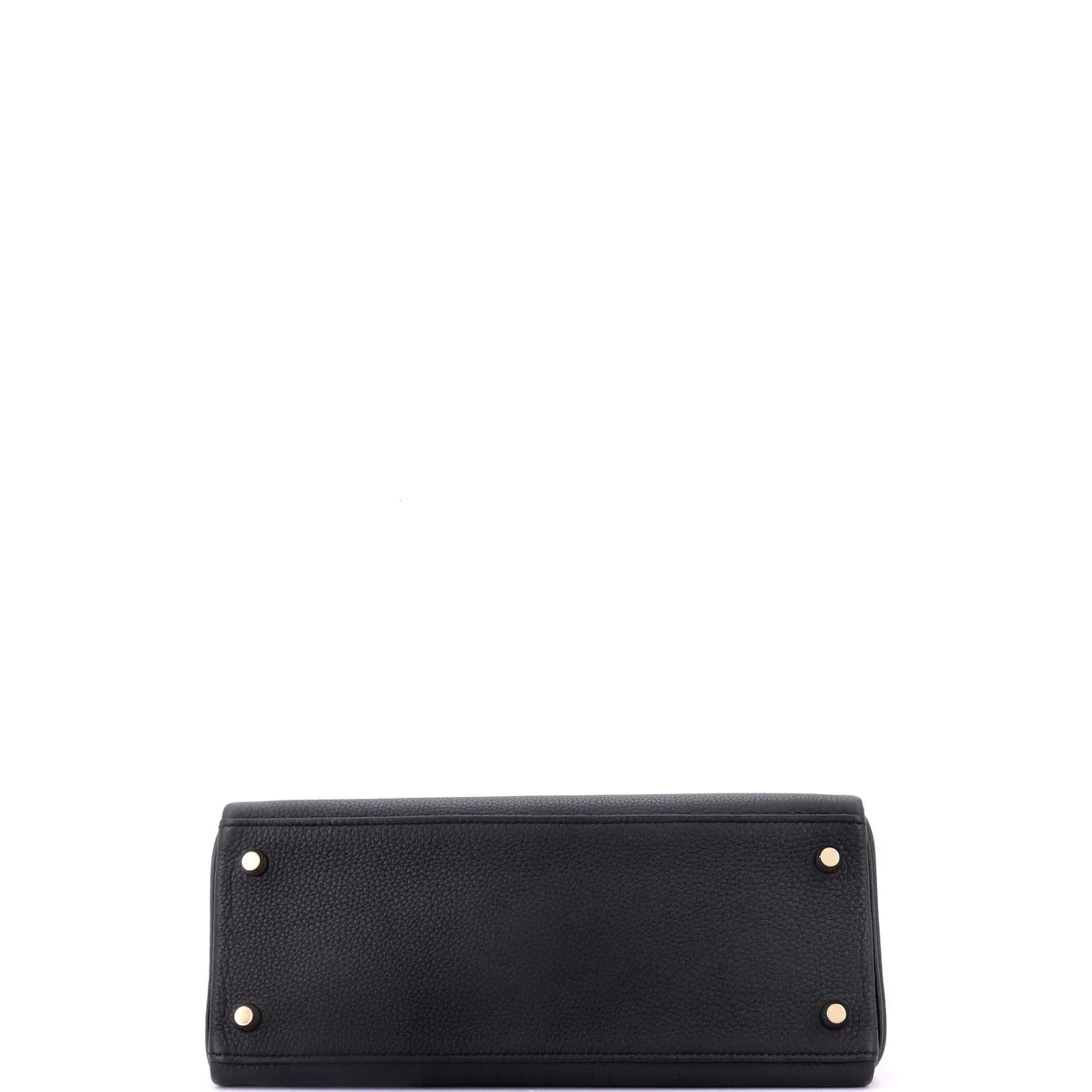 Kelly Handbag Noir Togo with Gold Hardware 28 - Deep Luxury