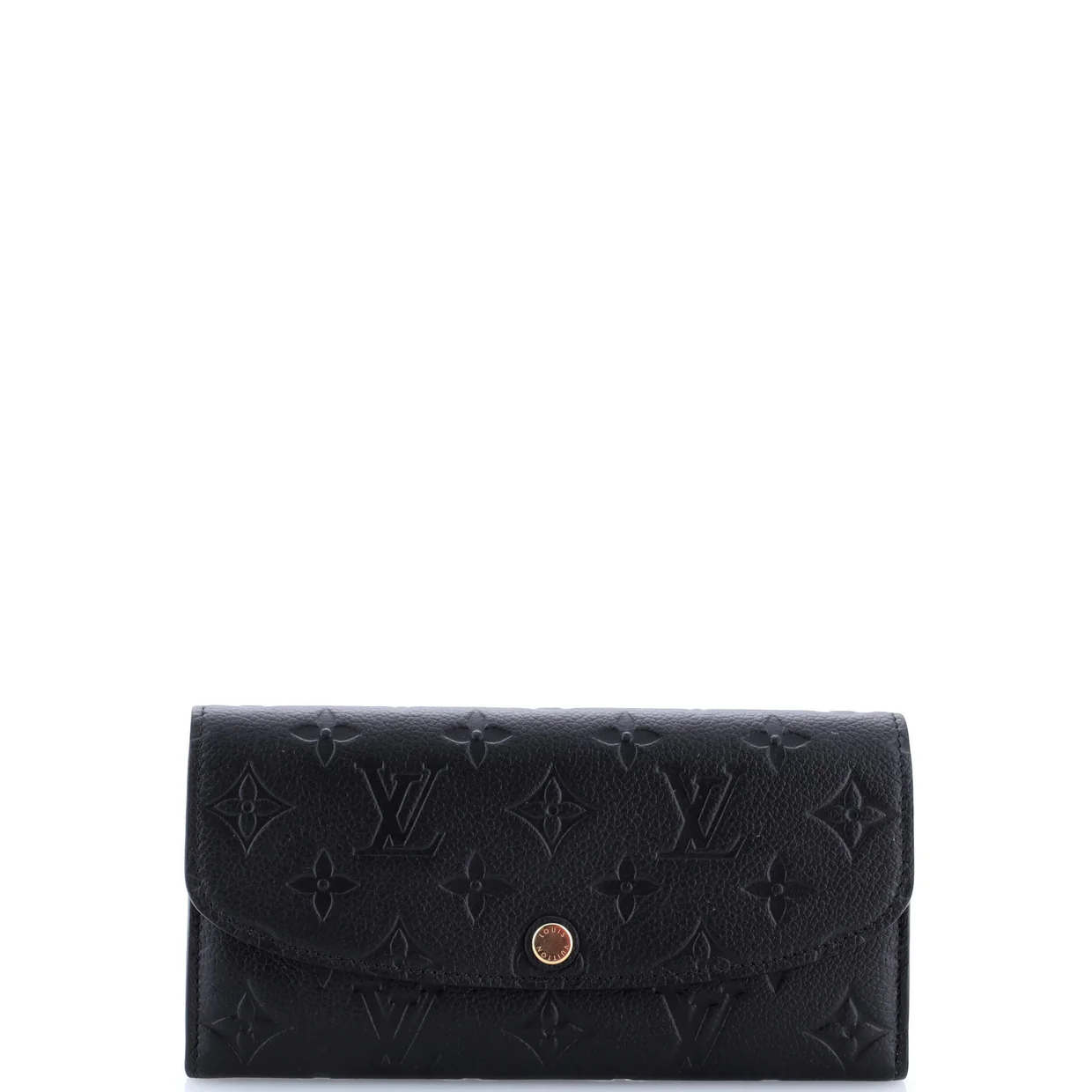 Emilie Wallet Monogram Empreinte Leather - Deep Luxury