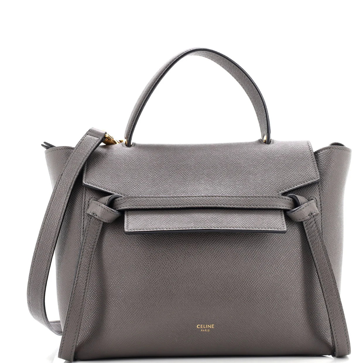 Belt Bag Textured Leather Micro - Deep Luxury