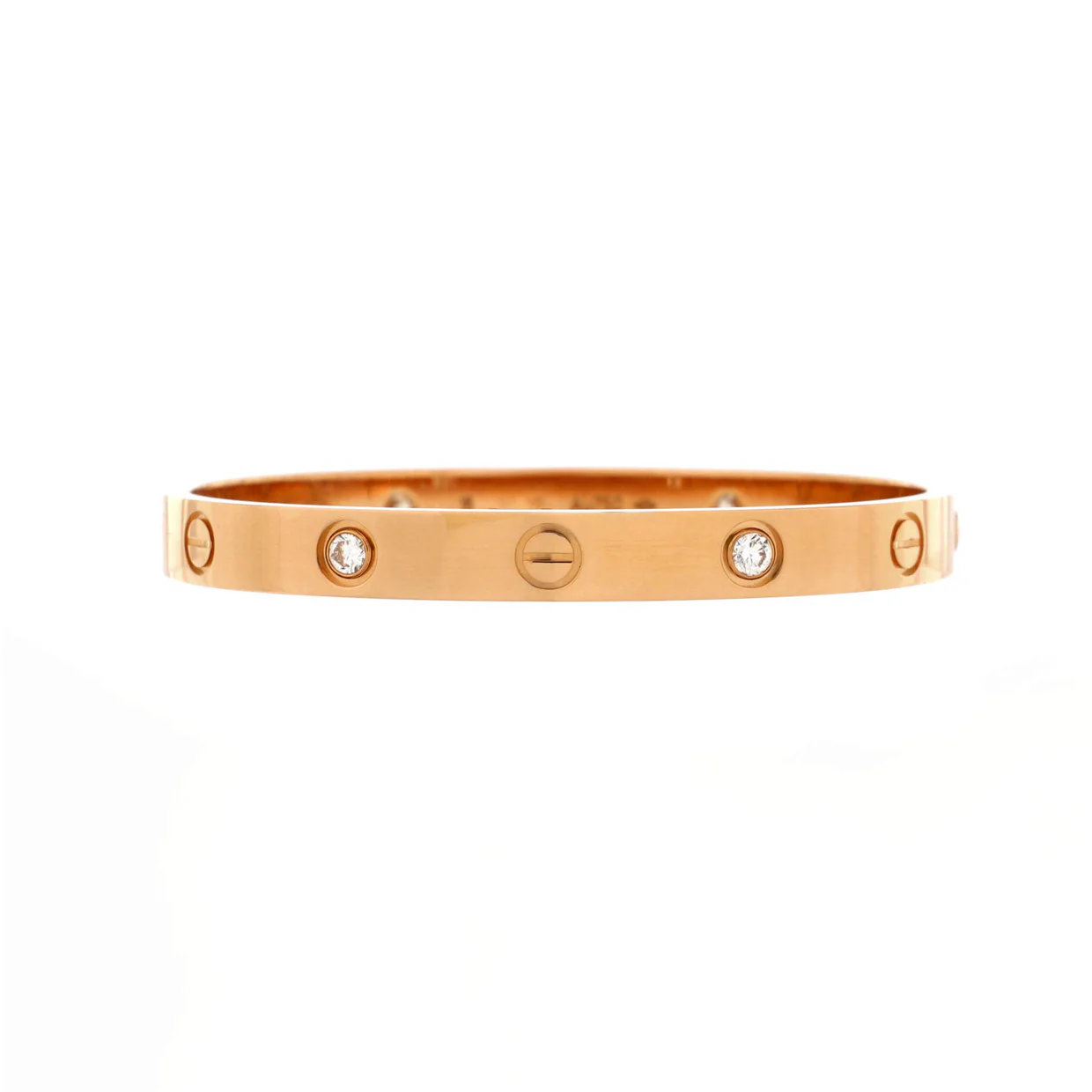Love 4 Diamond Bracelet 18K Rose Gold with Diamonds - Deep Luxury