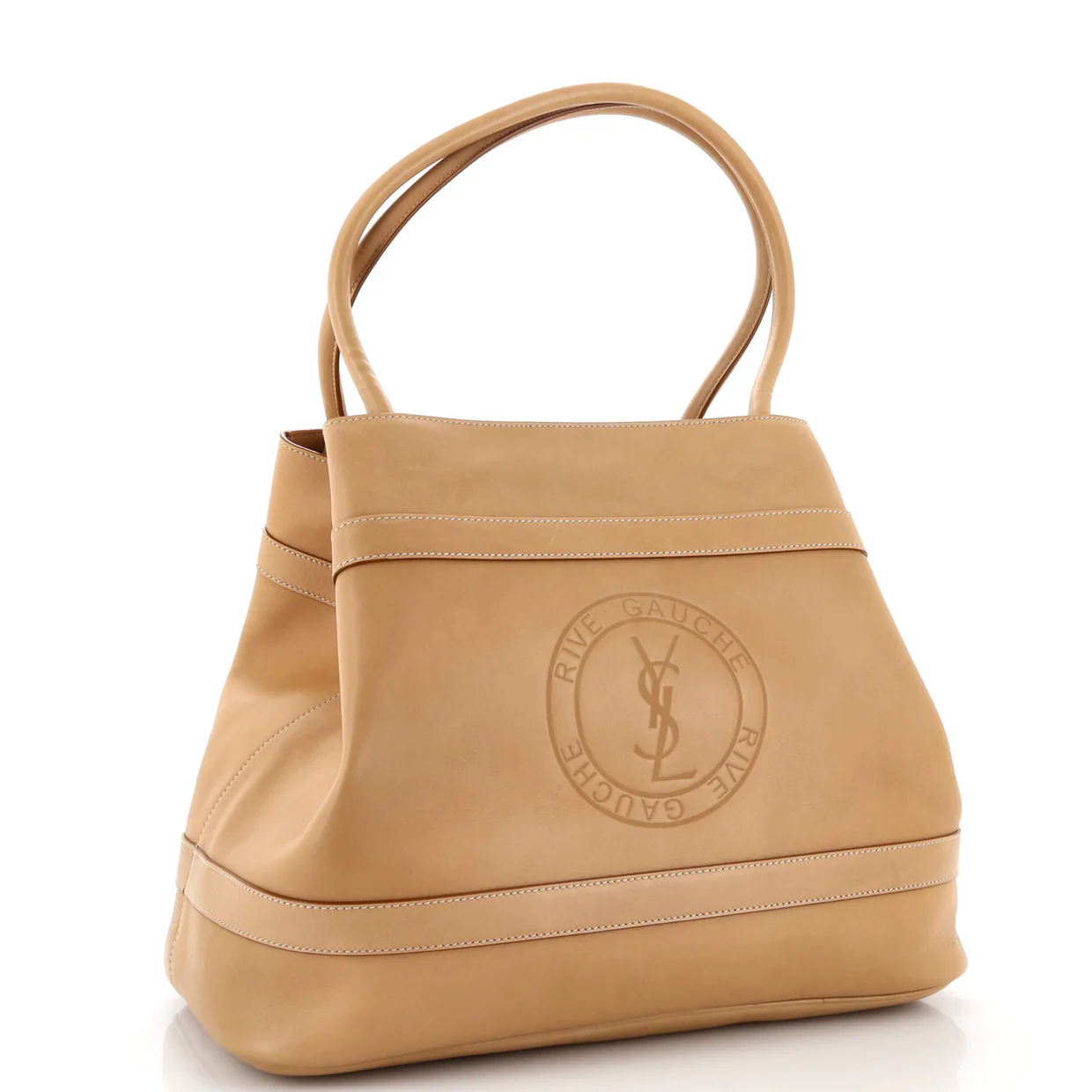 Rive Gauche Tote Bag Leather Large - Deep Luxury