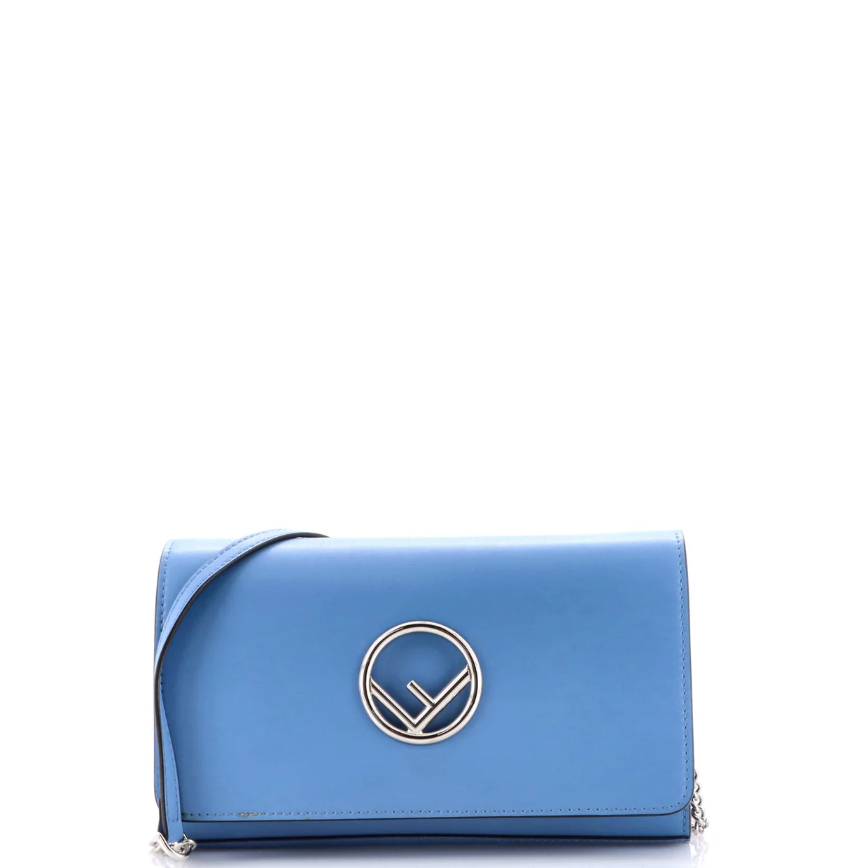 F is Fendi Wallet on Chain Leather - Deep Luxury