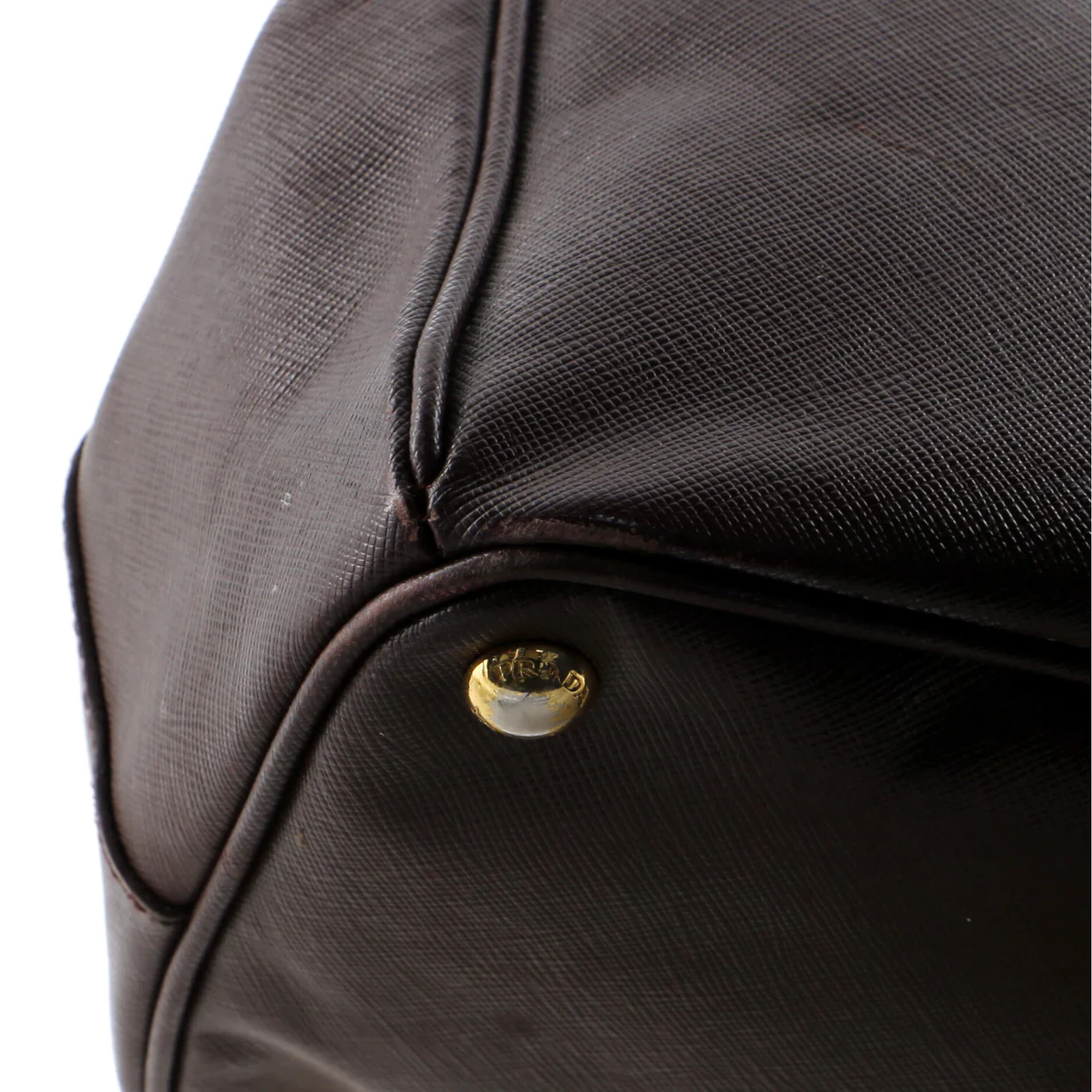 Lux Open Tote Saffiano Leather North South - Deep Luxury