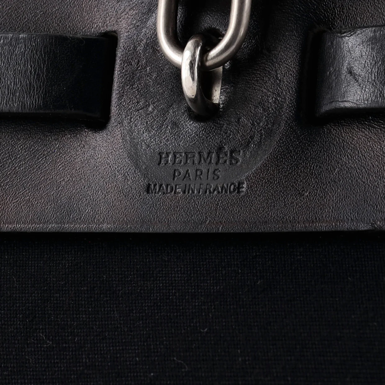 Herbag Toile and Leather PM - Deep Luxury