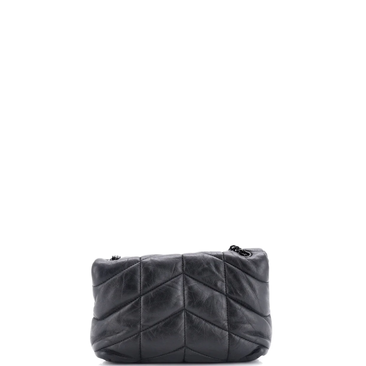 Loulou Puffer Shoulder Bag Quilted Leather Mini - Deep Luxury